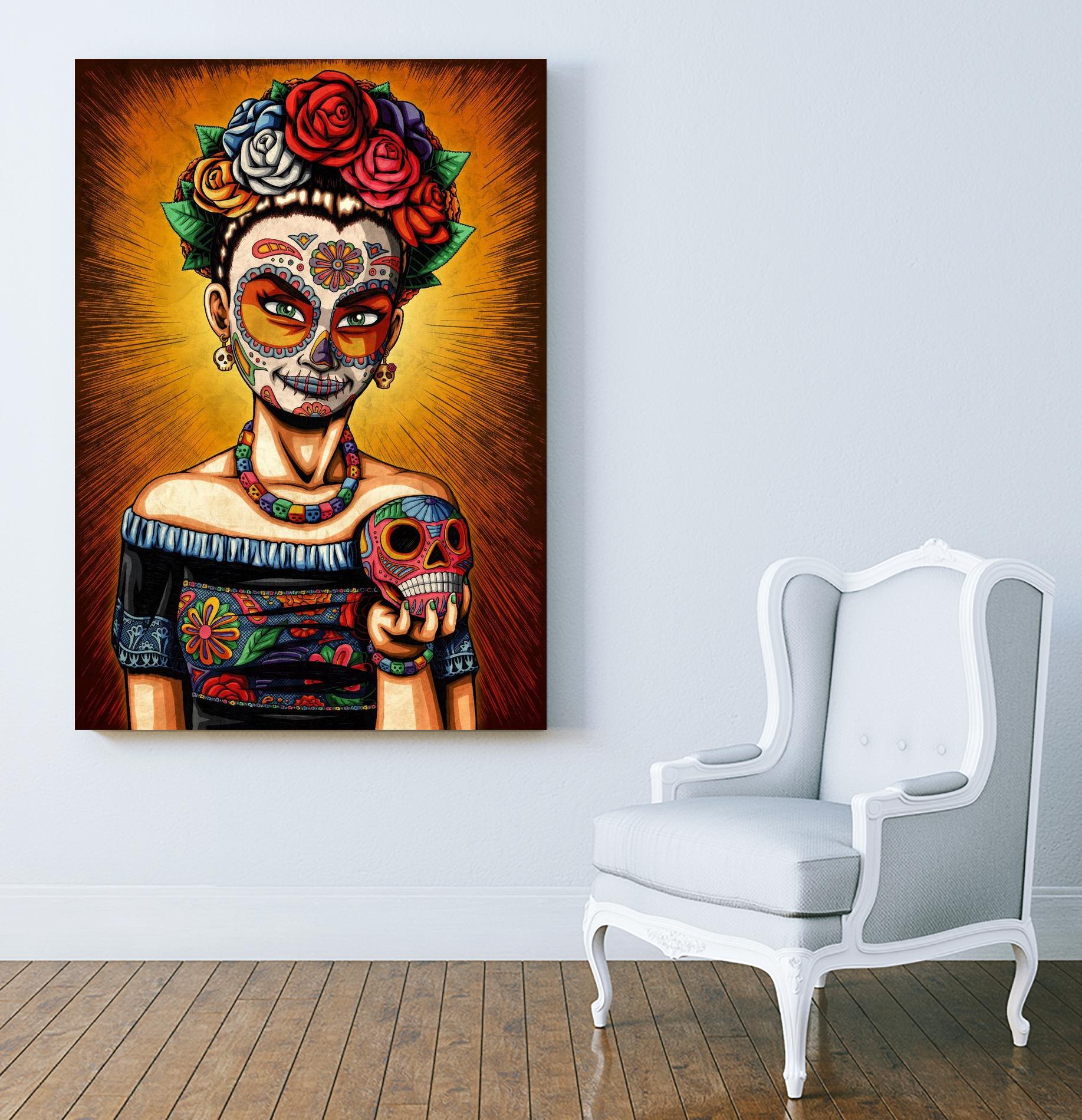 Rita by Nicholas Ivins on GIANT ART - multicolor urban/pop surrealism; ethnic