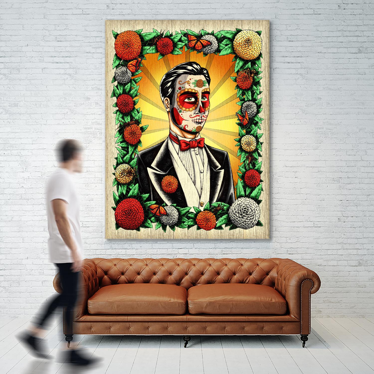 Muerto Groom by Nicholas Ivins on GIANT ART - multicolor urban/pop surrealism; ethnic
