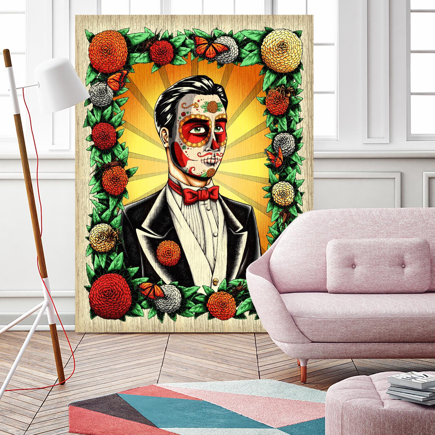 Muerto Groom by Nicholas Ivins on GIANT ART - multicolor urban/pop surrealism; ethnic