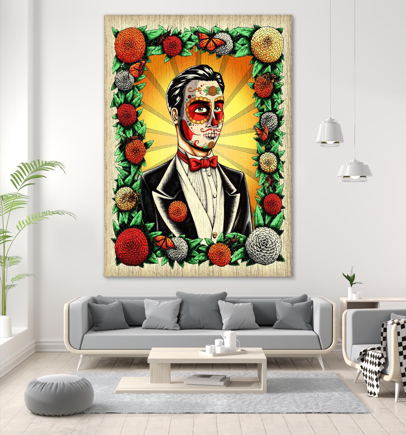 Muerto Groom by Nicholas Ivins on GIANT ART - multicolor urban/pop surrealism; ethnic