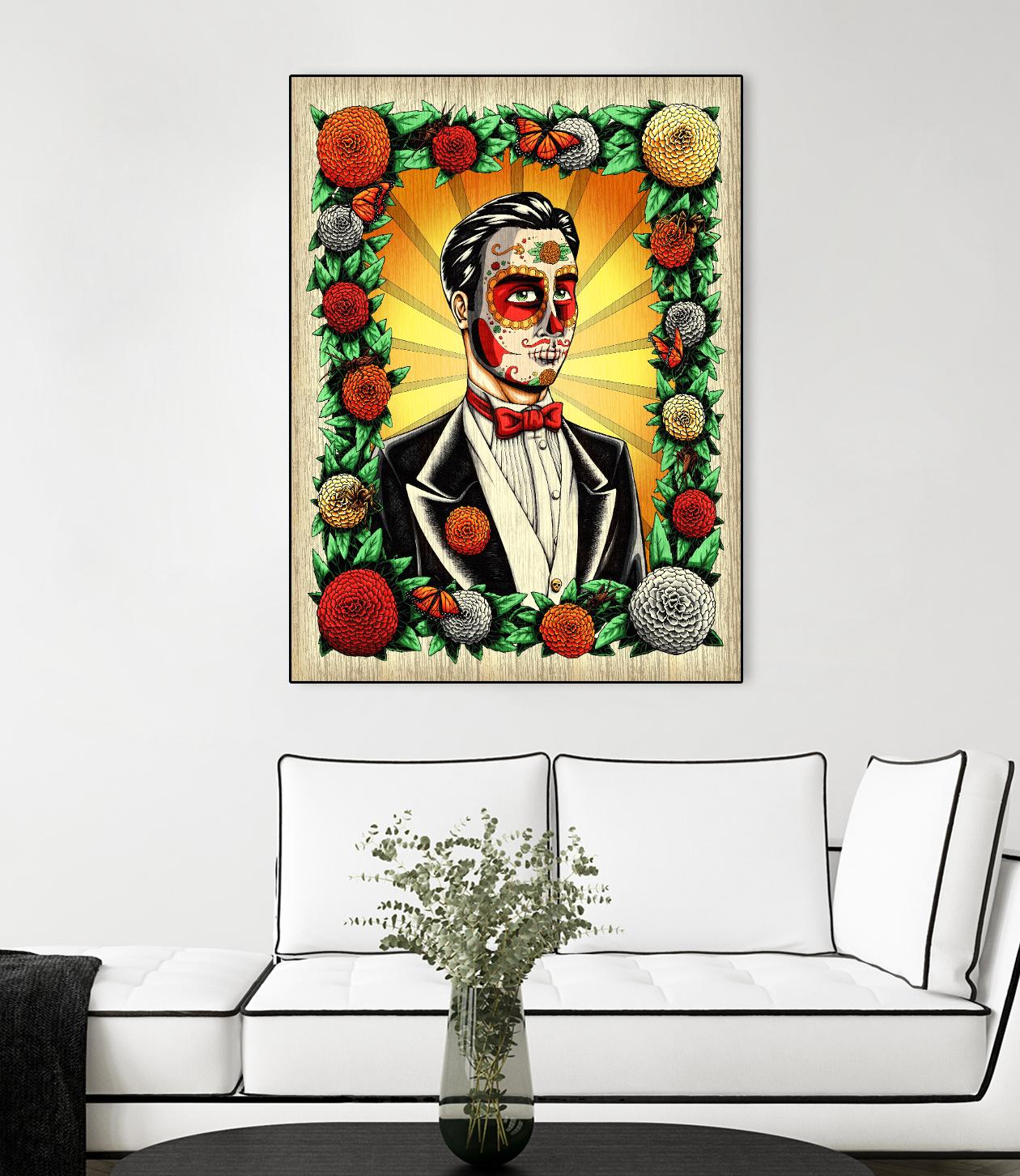Muerto Groom by Nicholas Ivins on GIANT ART - multicolor urban/pop surrealism; ethnic