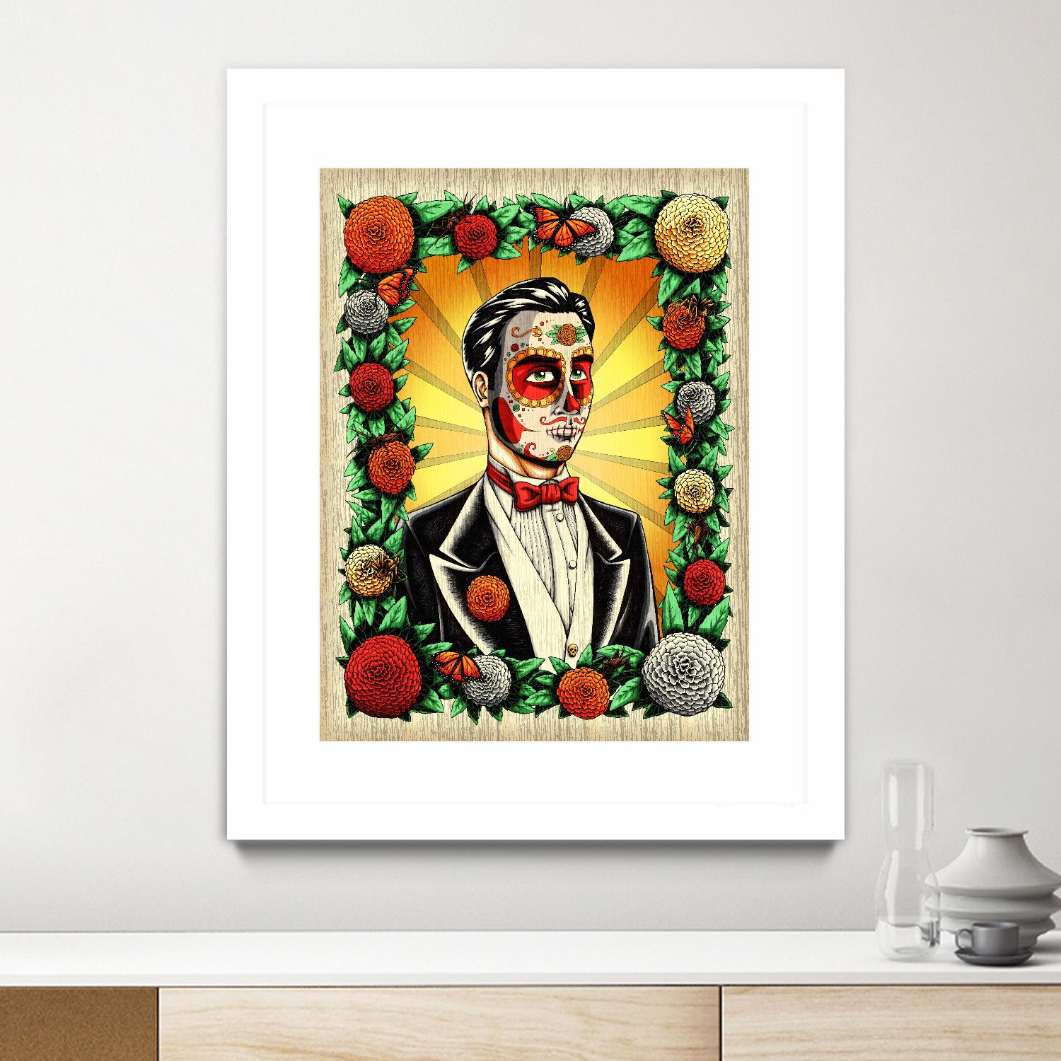 Muerto Groom by Nicholas Ivins on GIANT ART - multicolor urban/pop surrealism; ethnic