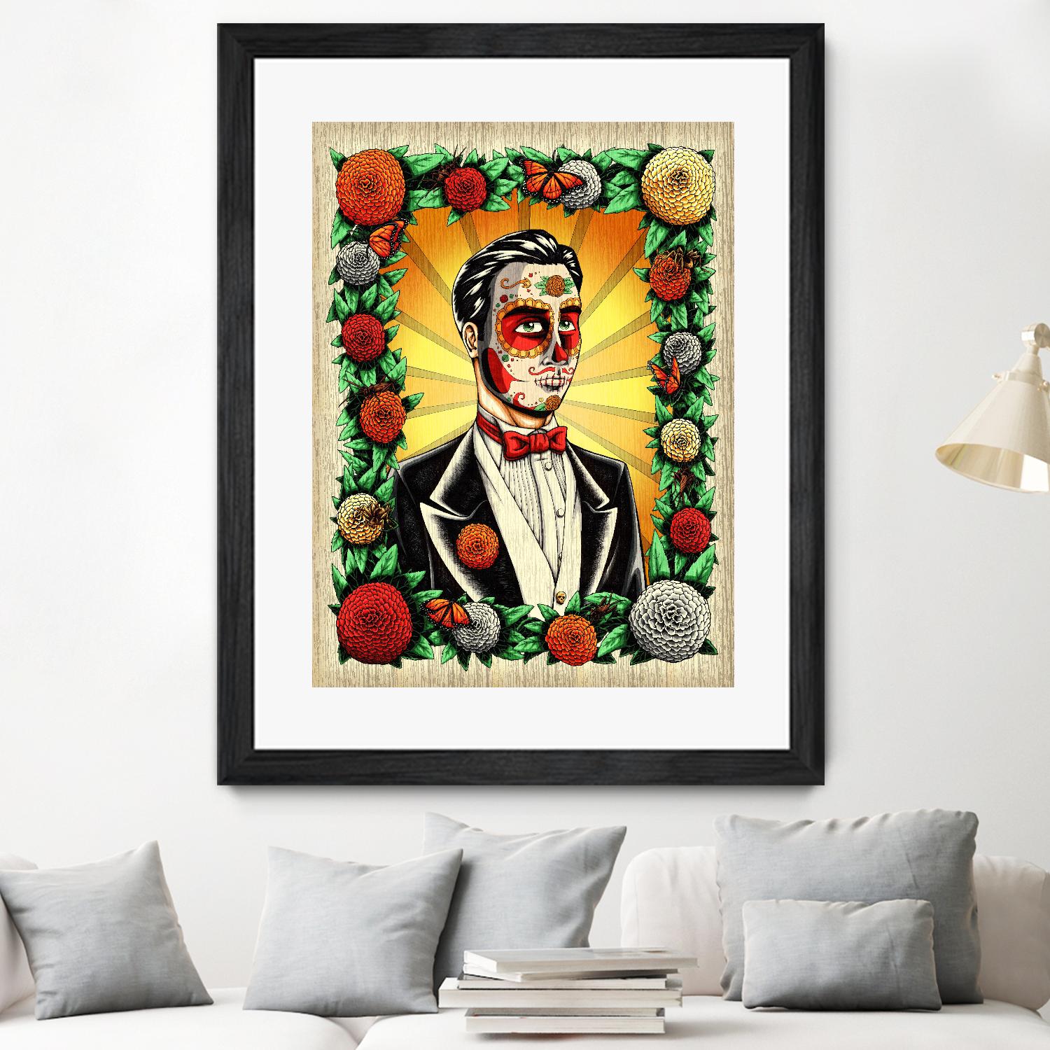 Muerto Groom by Nicholas Ivins on GIANT ART - multicolor urban/pop surrealism; ethnic
