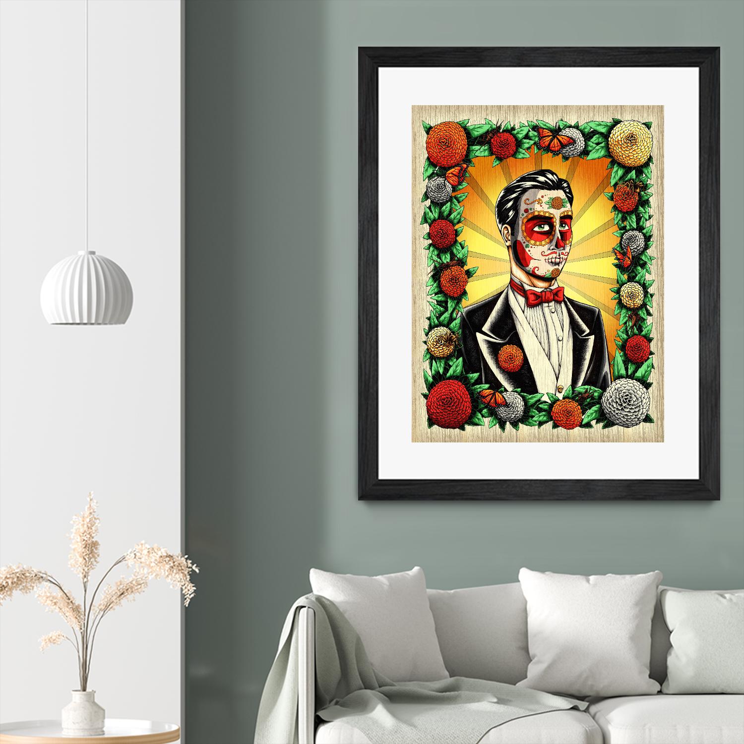 Muerto Groom by Nicholas Ivins on GIANT ART - multicolor urban/pop surrealism; ethnic
