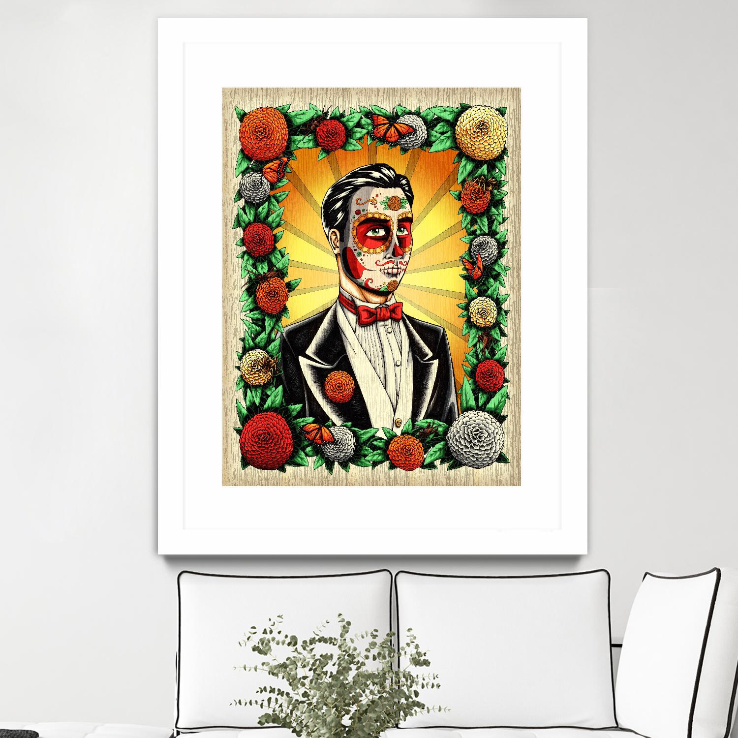 Muerto Groom by Nicholas Ivins on GIANT ART - multicolor urban/pop surrealism; ethnic