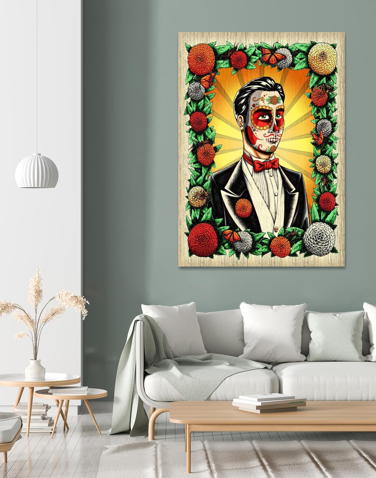 Muerto Groom by Nicholas Ivins on GIANT ART - multicolor urban/pop surrealism; ethnic