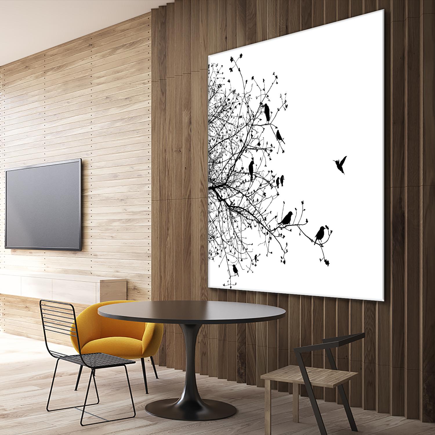 Bird I by GraphINC on GIANT ART - multicolor contemporary; animals