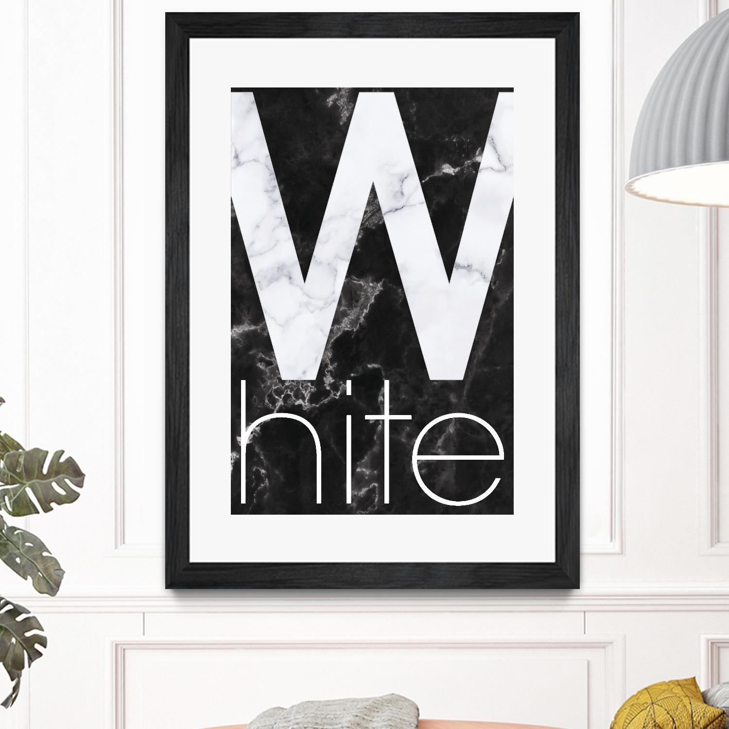 White Marble by TypeLike on GIANT ART - multicolor design/type; contemporary