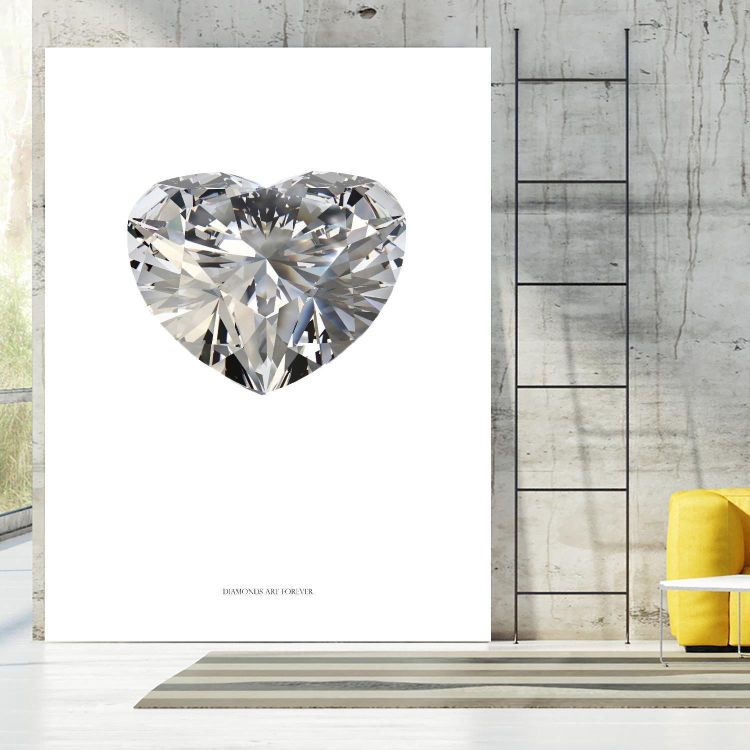 Diamonds are Forever I by TypeLike on GIANT ART - multicolor floral/still life; novelty