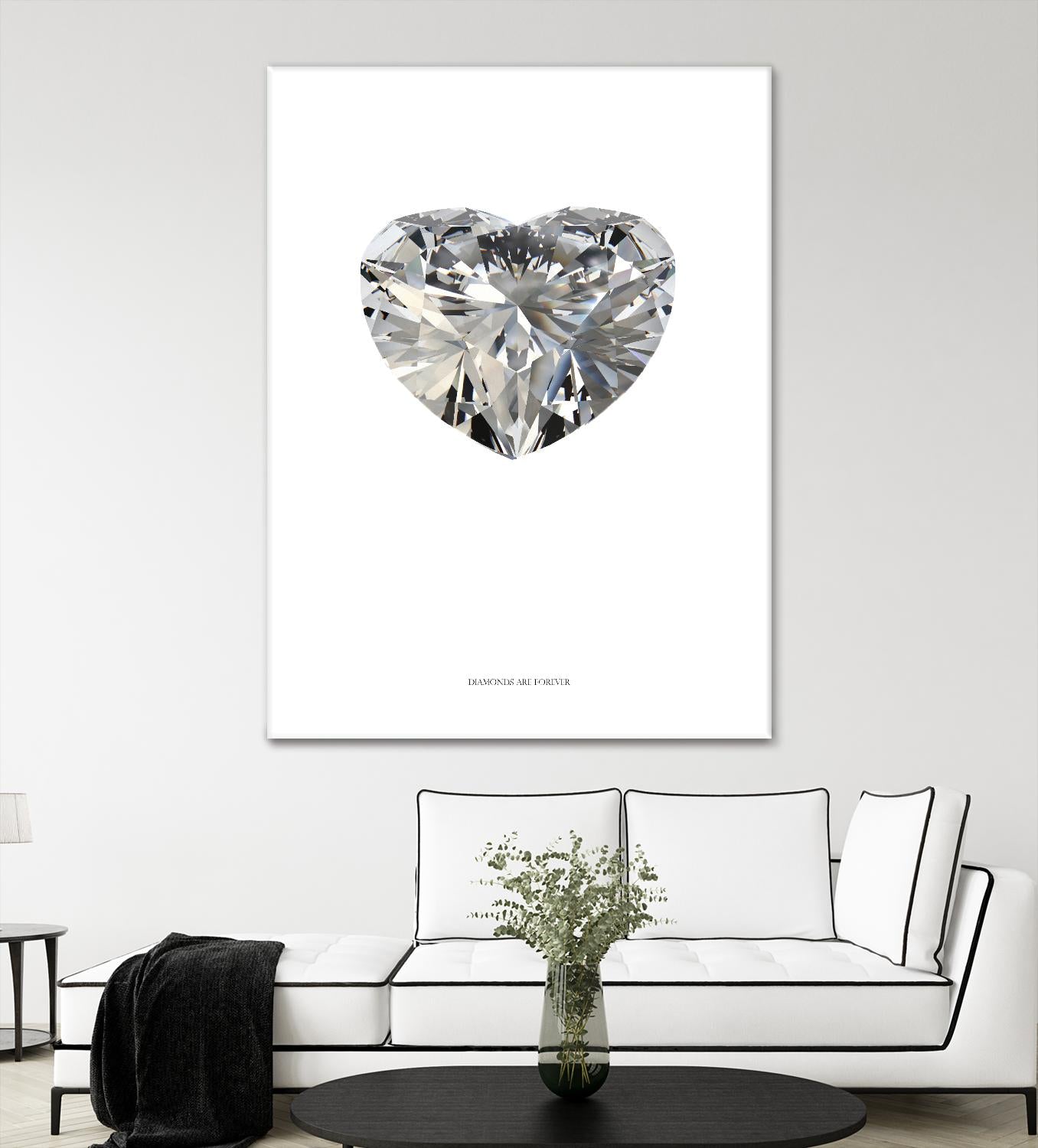 Diamonds are Forever I by TypeLike on GIANT ART - multicolor floral/still life; novelty