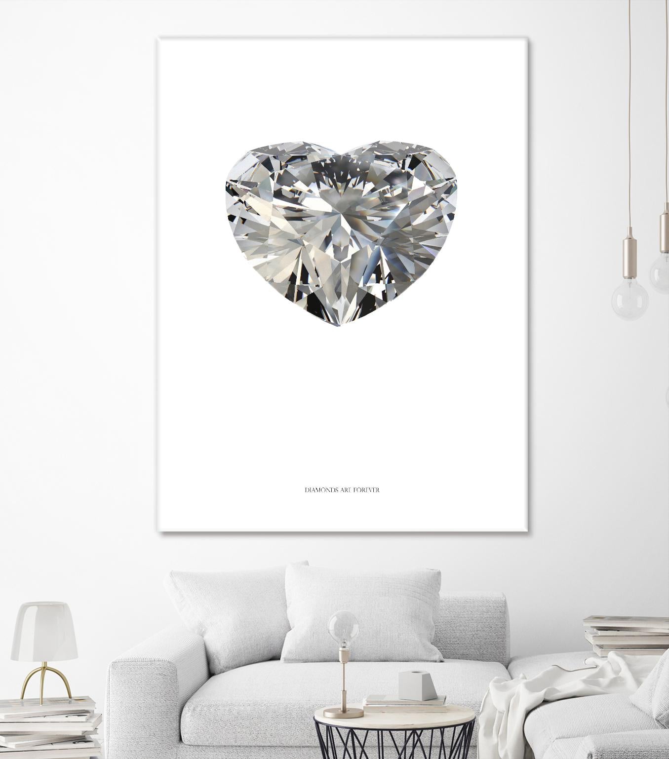 Diamonds are Forever I by TypeLike on GIANT ART - multicolor floral/still life; novelty
