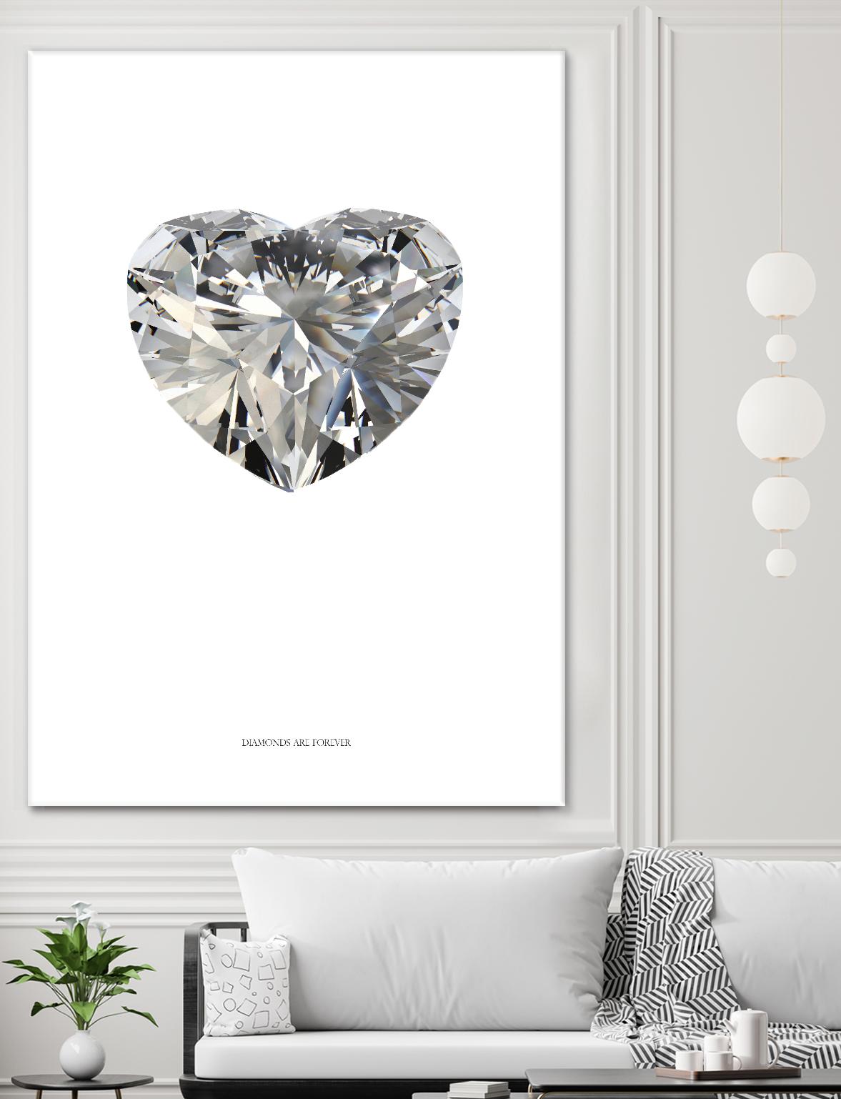 Diamonds are Forever I by TypeLike on GIANT ART - multicolor floral/still life; novelty