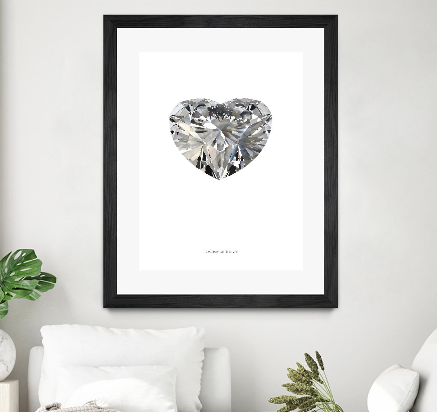 Diamonds are Forever I by TypeLike on GIANT ART - multicolor floral/still life; novelty