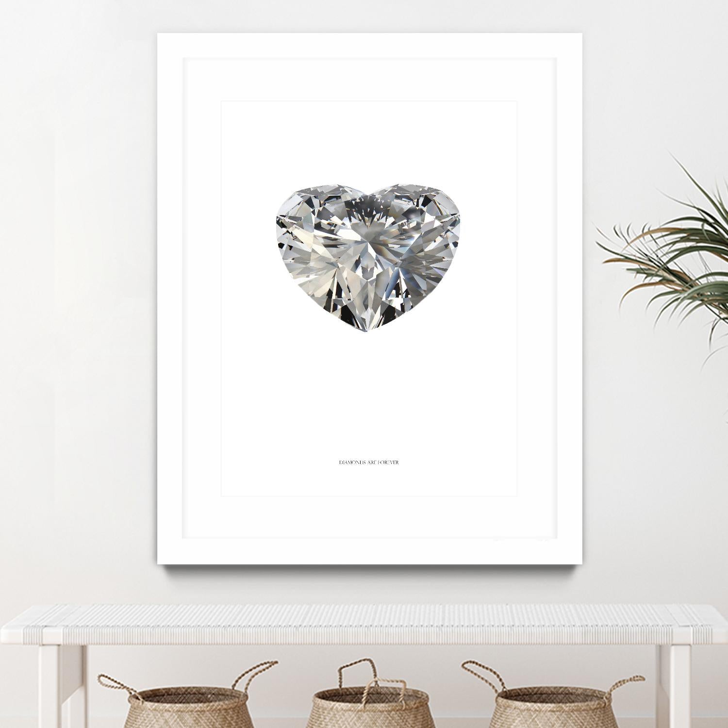 Diamonds are Forever I by TypeLike on GIANT ART - multicolor floral/still life; novelty