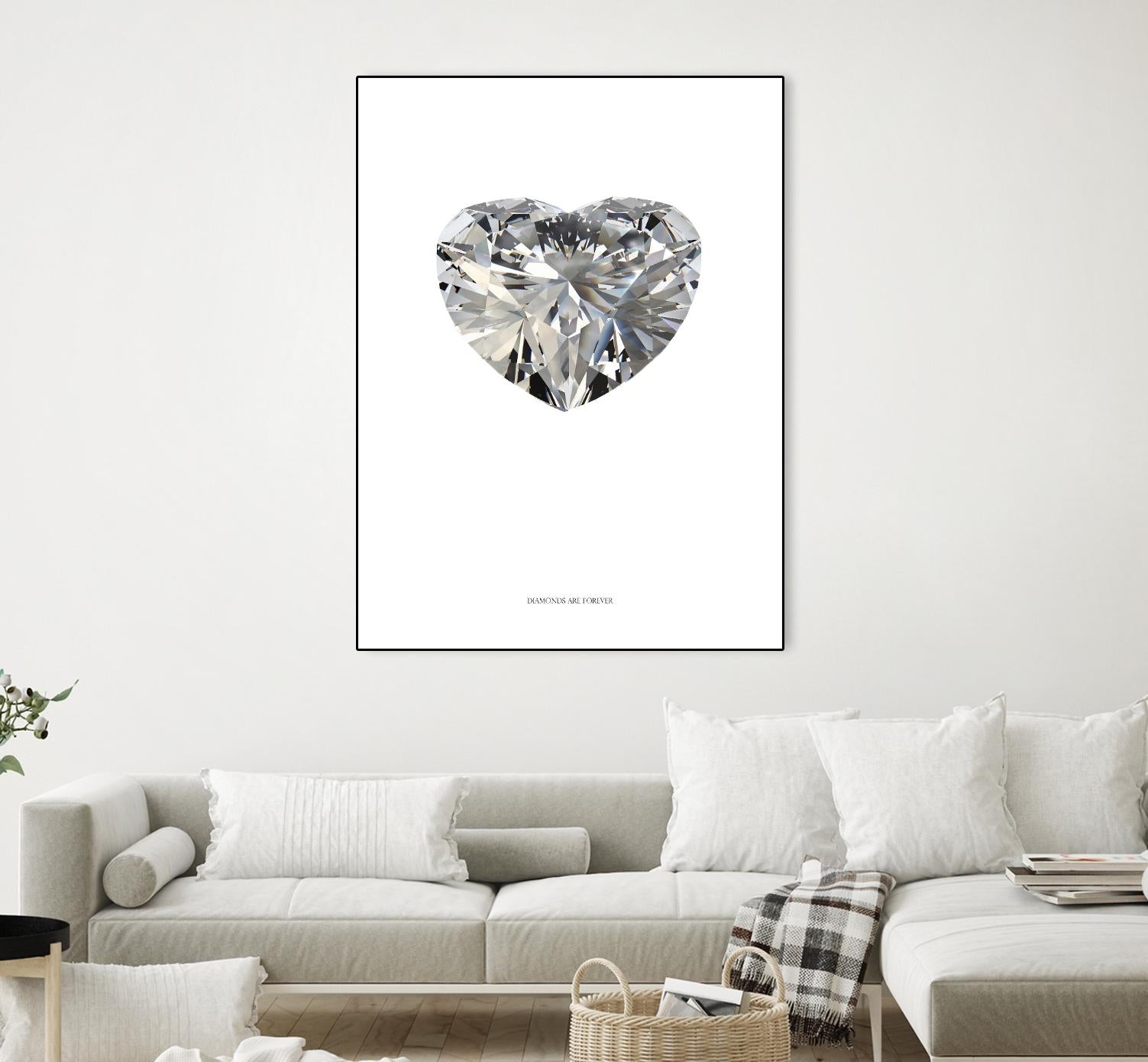 Diamonds are Forever I by TypeLike on GIANT ART - multicolor floral/still life; novelty
