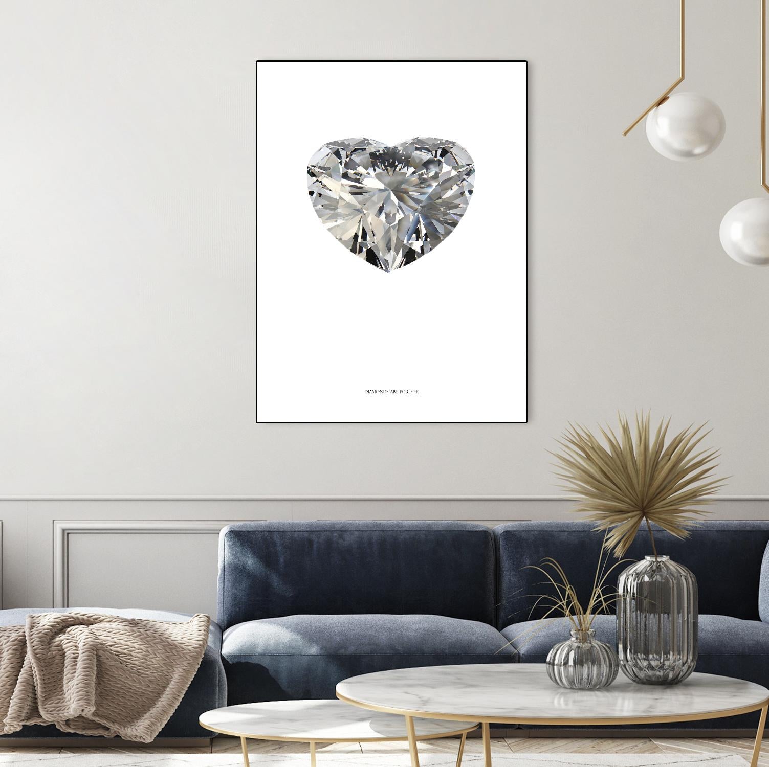 Diamonds are Forever I by TypeLike on GIANT ART - multicolor floral/still life; novelty