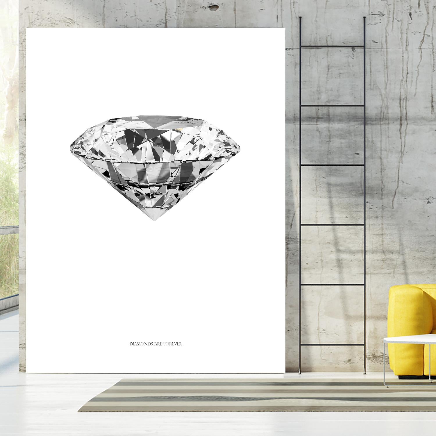 Diamonds are Forever II by TypeLike on GIANT ART - multicolor floral/still life; novelty