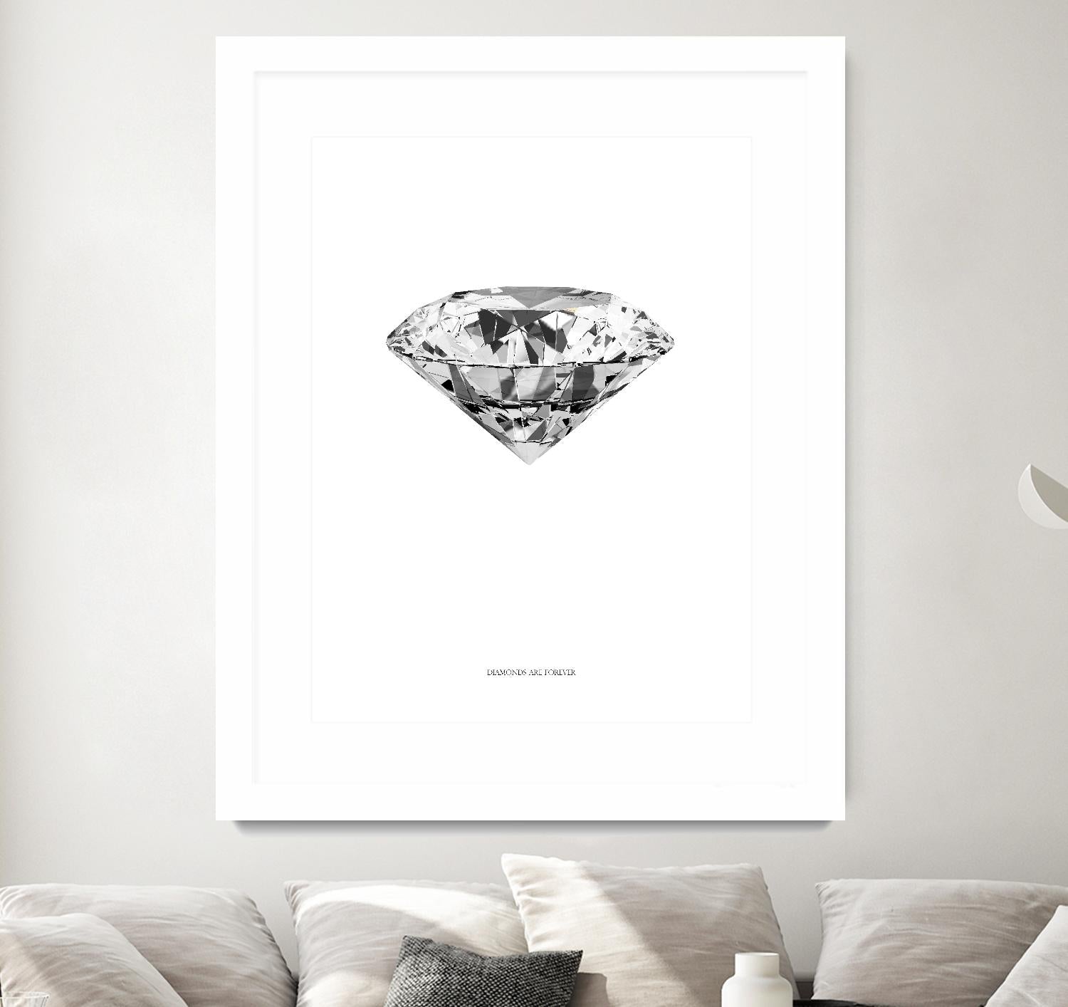 Diamonds are Forever II by TypeLike on GIANT ART - multicolor floral/still life; novelty