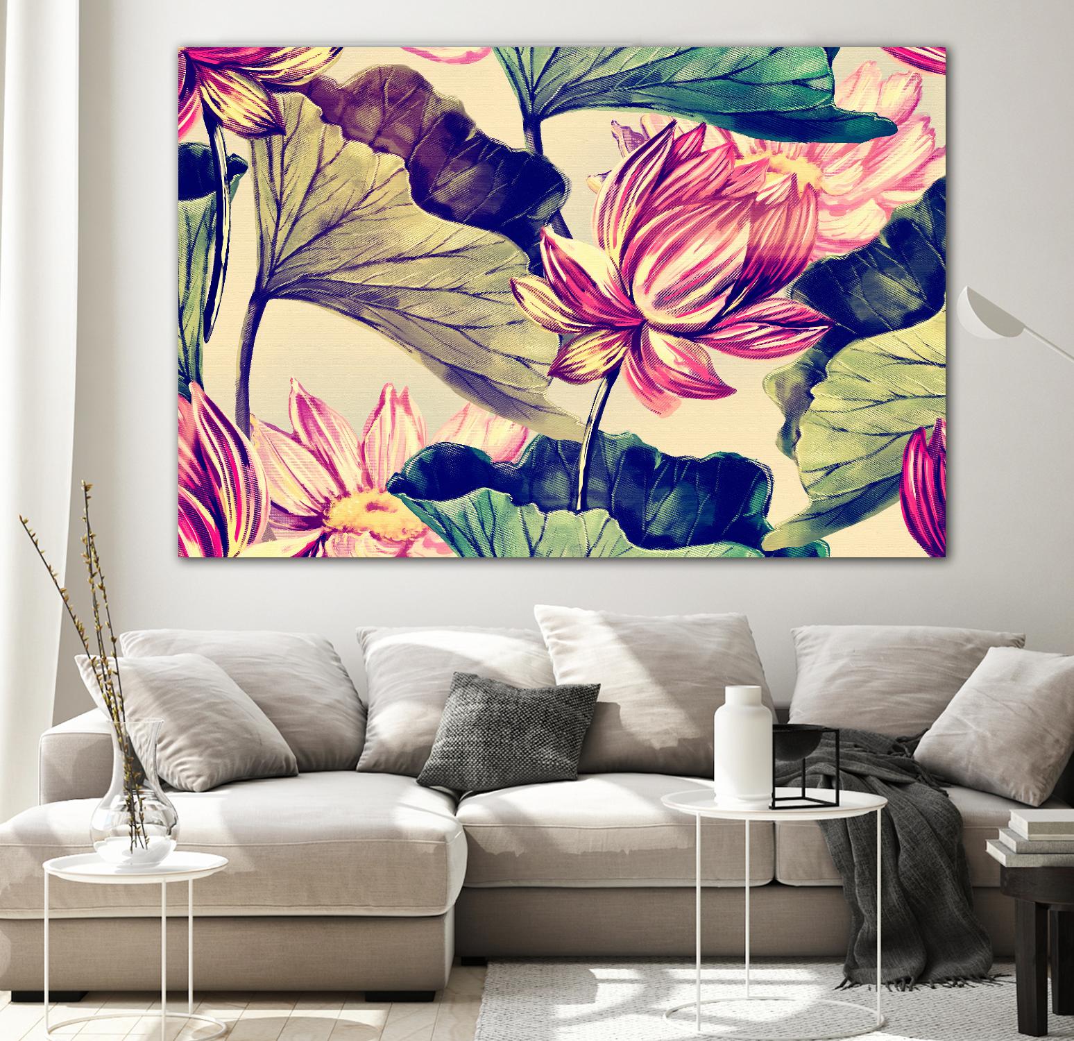 Water Lily by Incado on GIANT ART - multicolor floral/still life; design/type