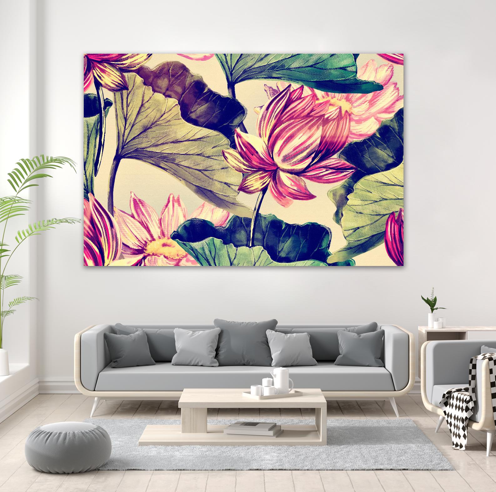 Water Lily by Incado on GIANT ART - multicolor floral/still life; design/type