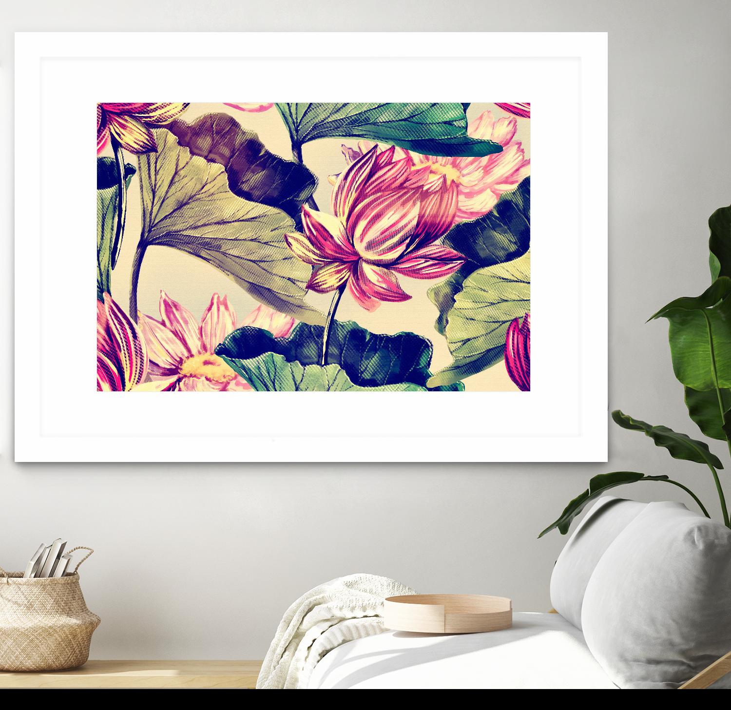 Water Lily by Incado on GIANT ART - multicolor floral/still life; design/type