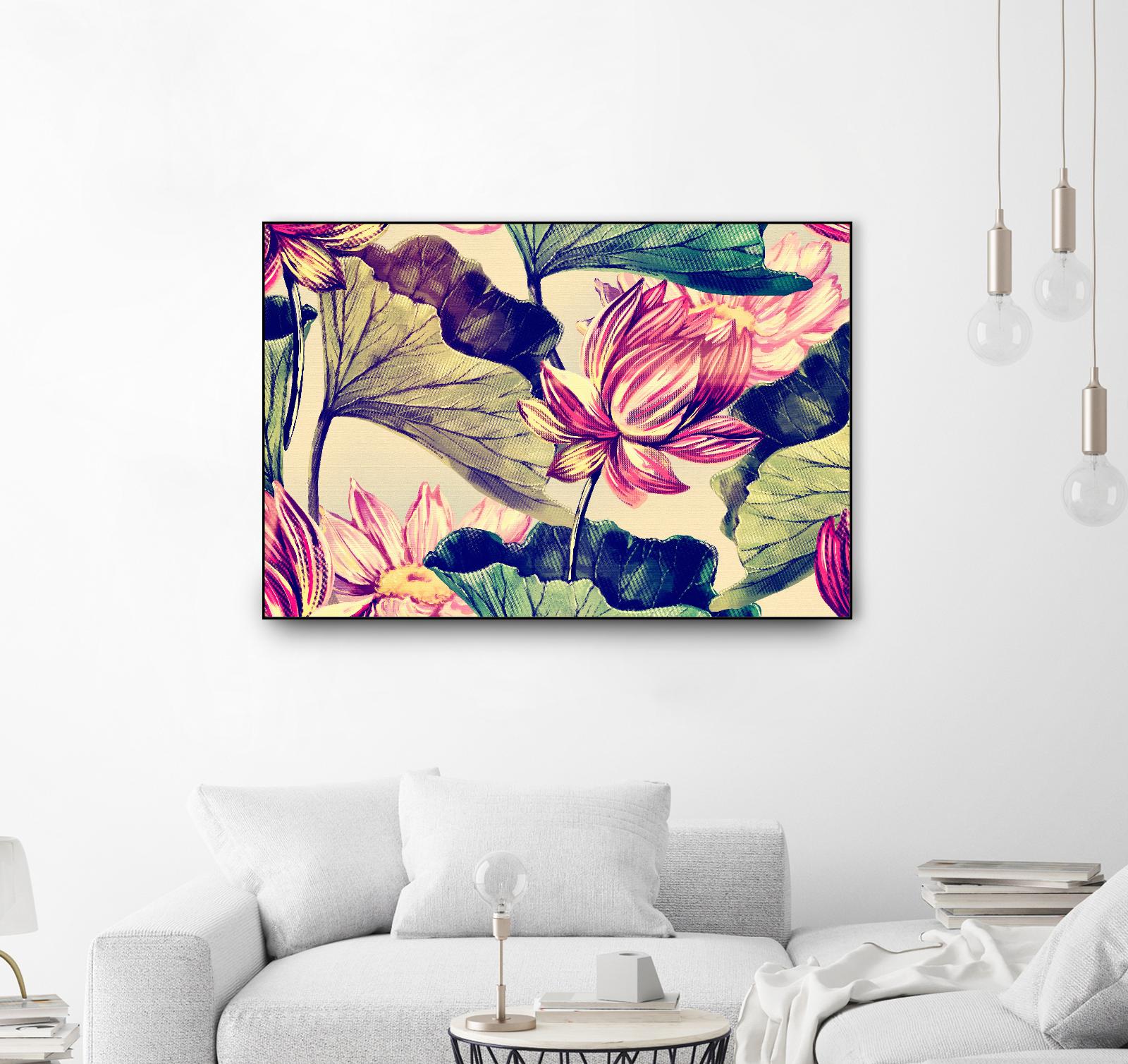 Water Lily by Incado on GIANT ART - multicolor floral/still life; design/type