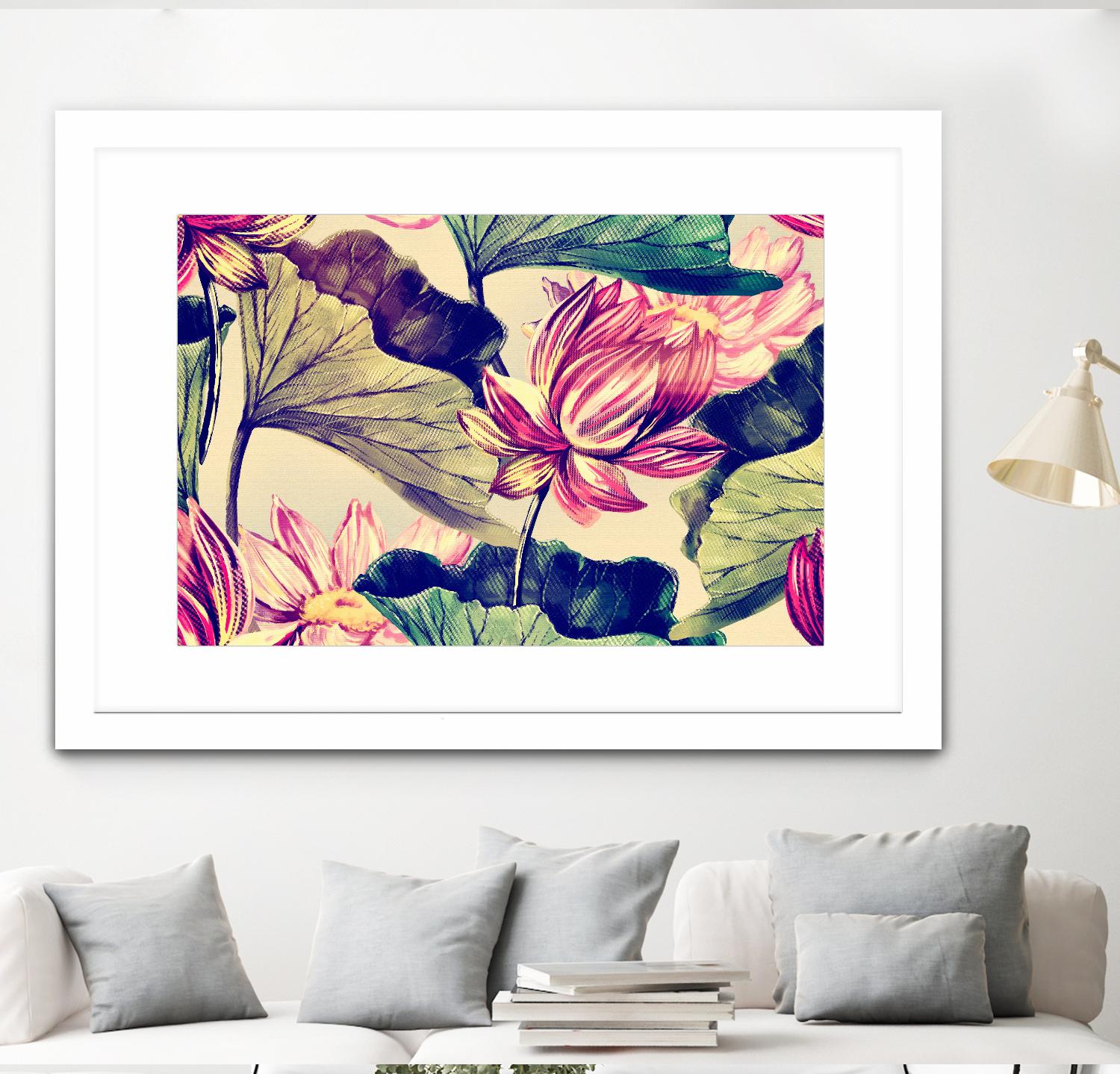 Water Lily by Incado on GIANT ART - multicolor floral/still life; design/type