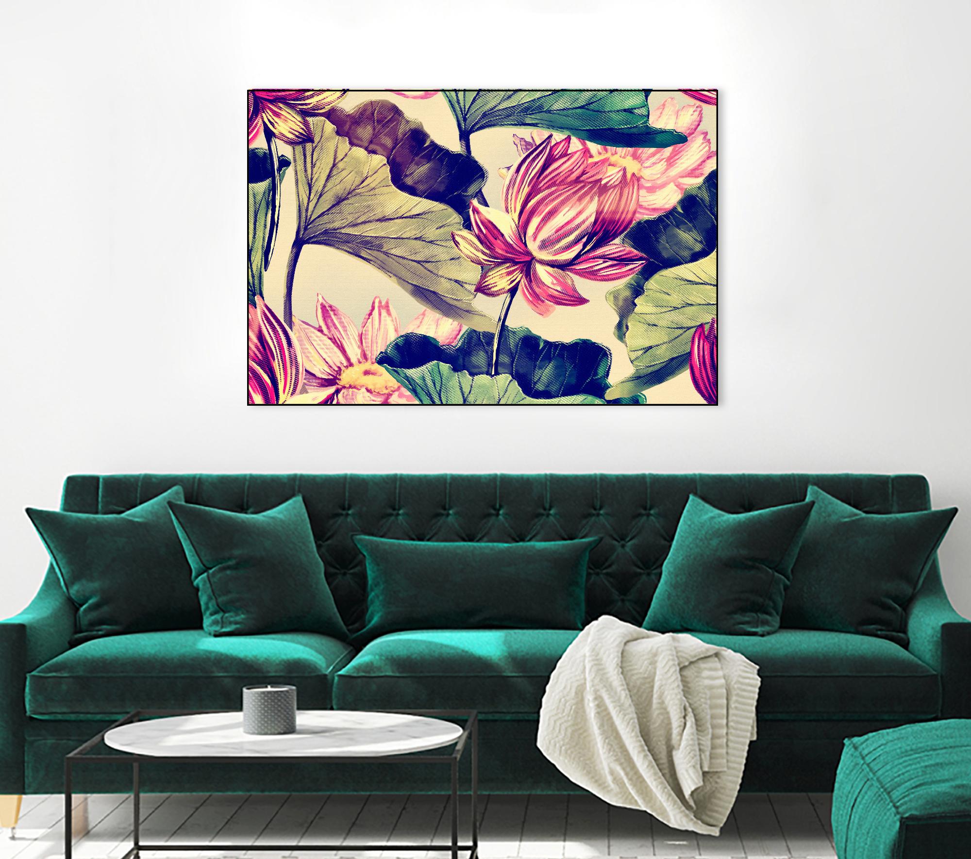 Water Lily by Incado on GIANT ART - multicolor floral/still life; design/type