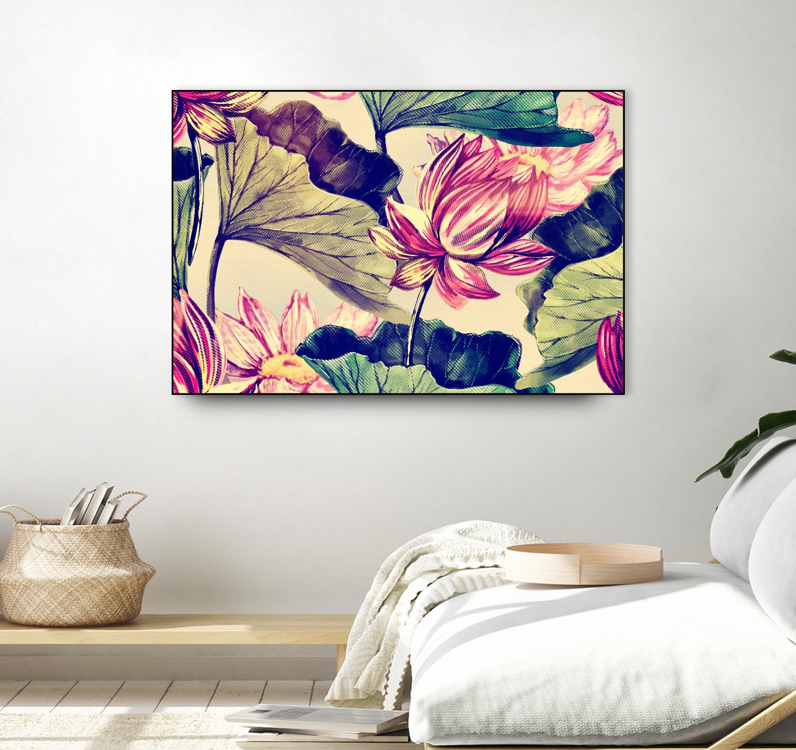 Water Lily by Incado on GIANT ART - multicolor floral/still life; design/type