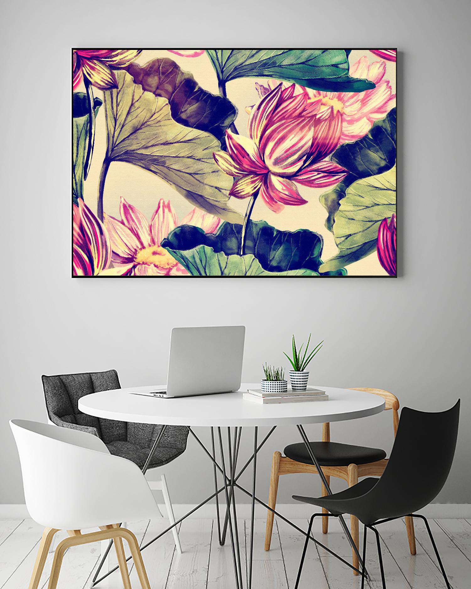 Water Lily by Incado on GIANT ART - multicolor floral/still life; design/type