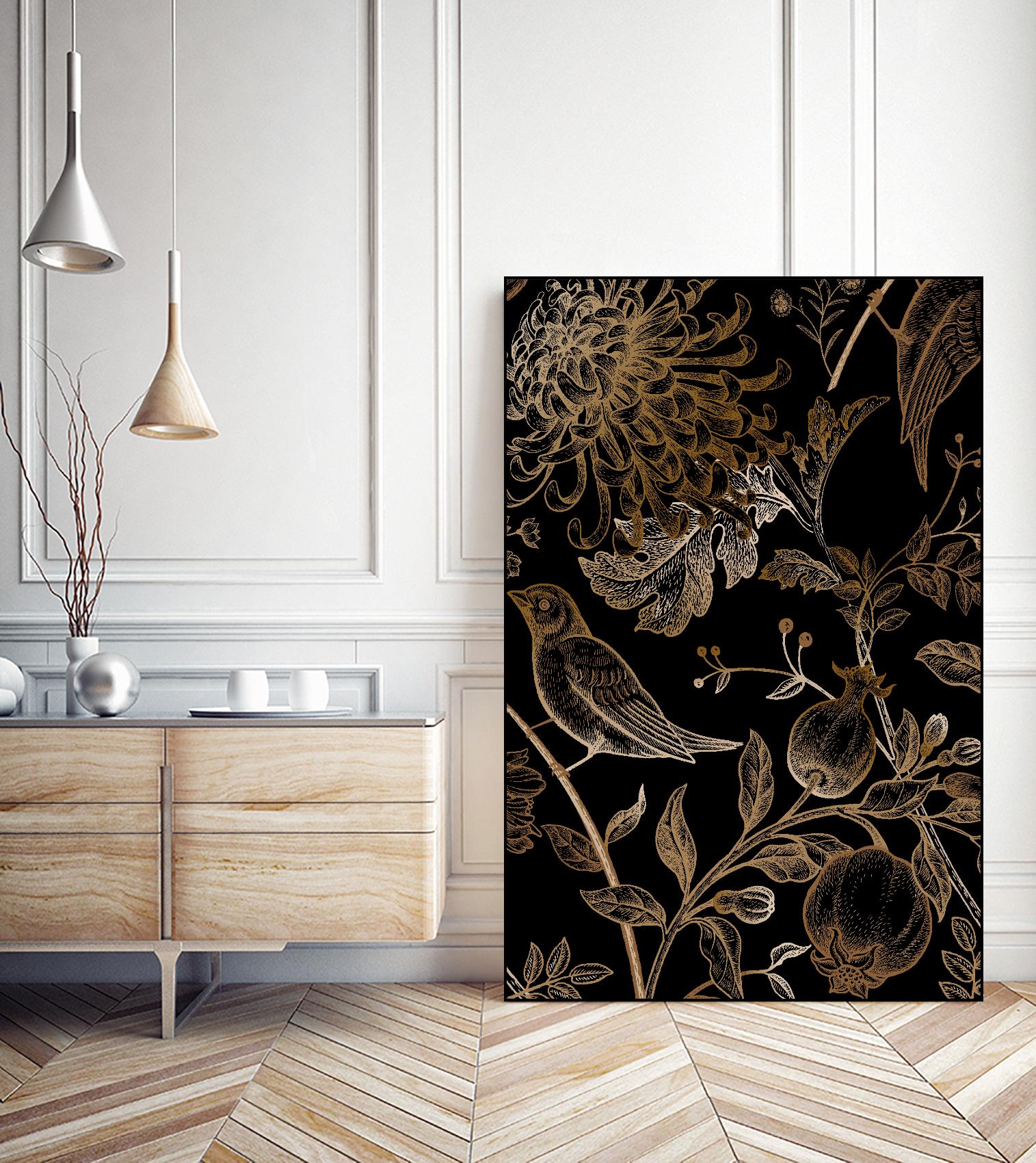 Nordic Victorian I by Incado on GIANT ART - multicolor floral/still life; design/type
