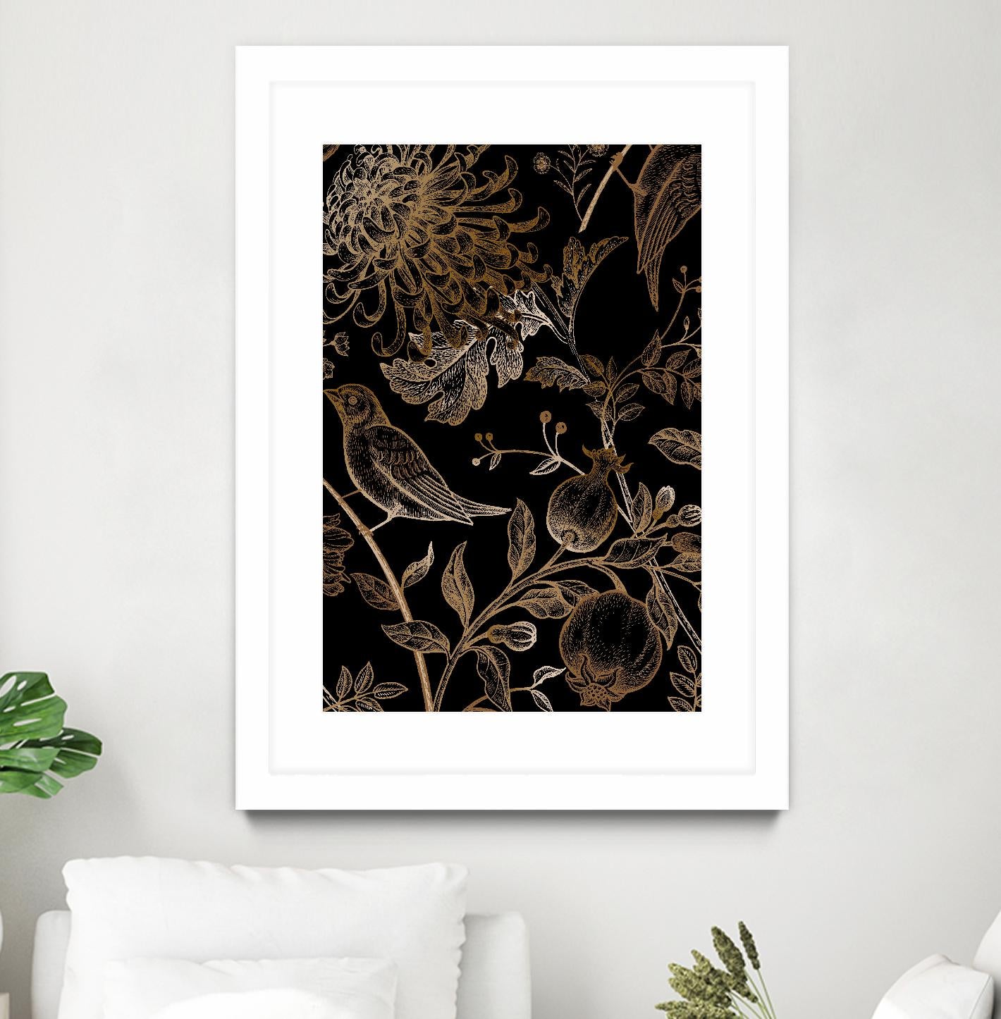 Nordic Victorian I by Incado on GIANT ART - multicolor floral/still life; design/type
