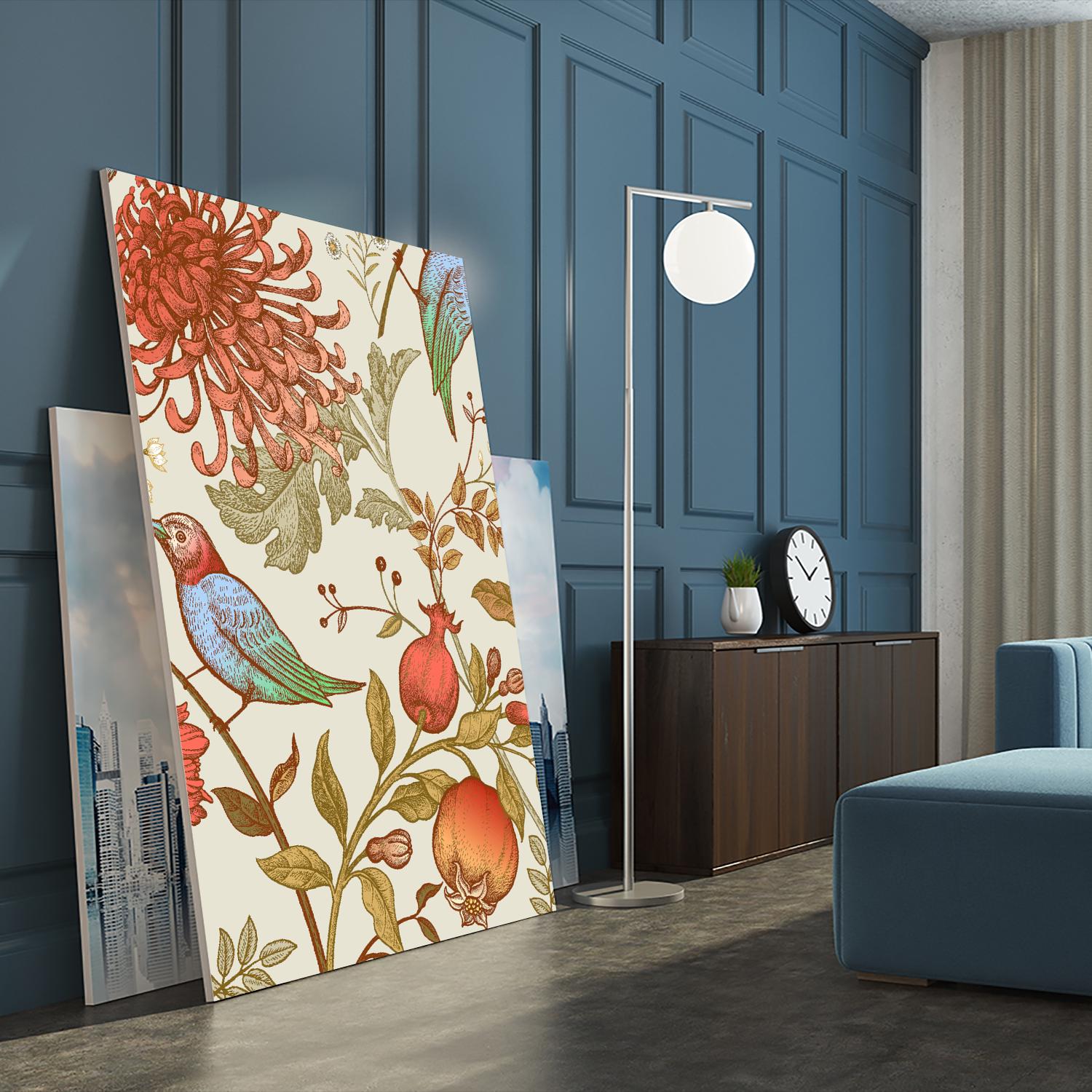 Nordic Victorian II by Incado on GIANT ART - multicolor floral/still life; design/type