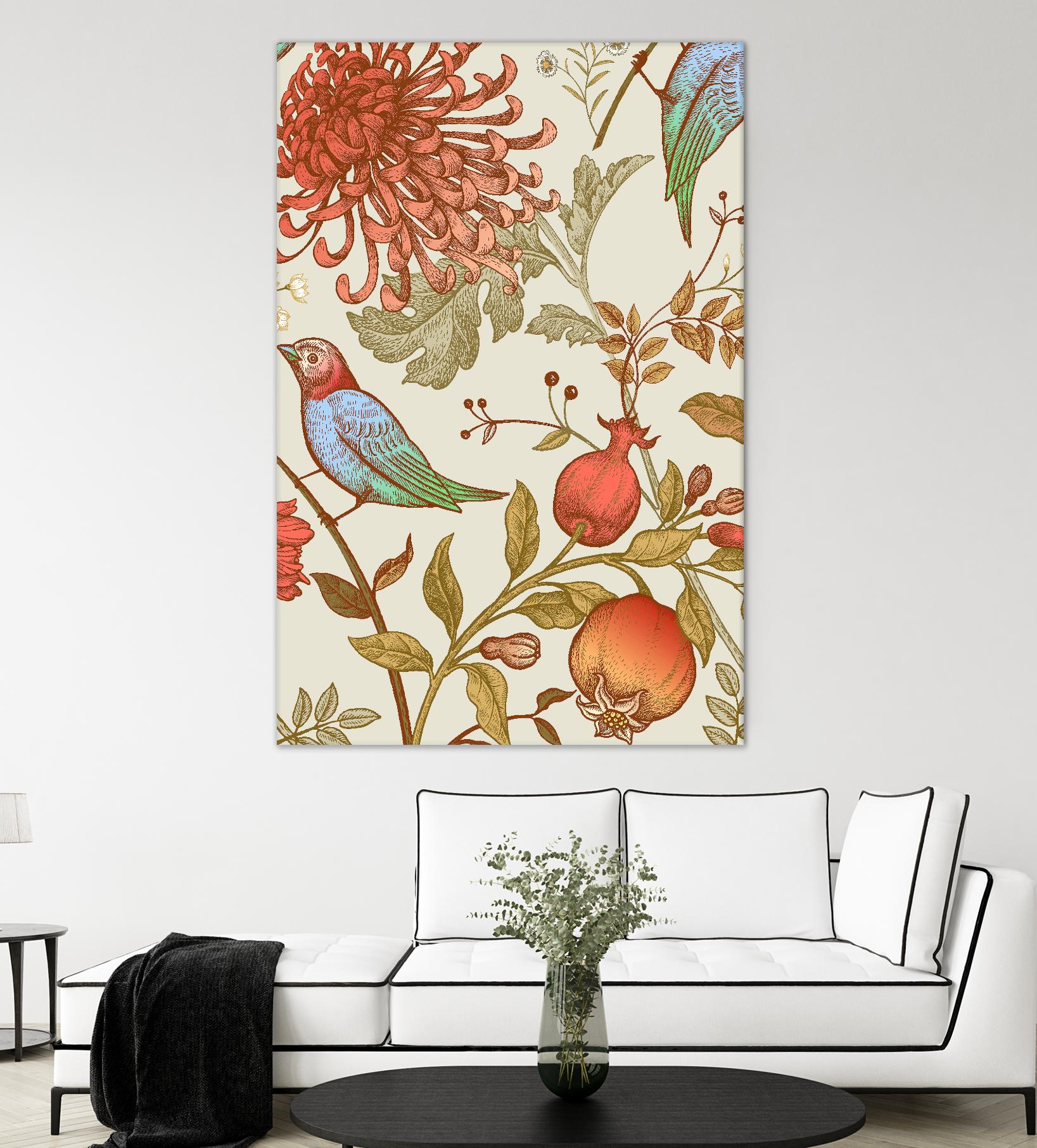 Nordic Victorian II by Incado on GIANT ART - multicolor floral/still life; design/type