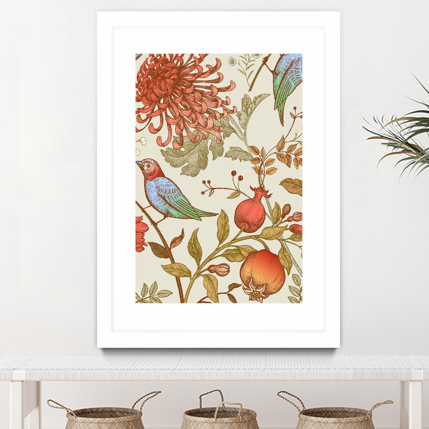 Nordic Victorian II by Incado on GIANT ART - multicolor floral/still life; design/type