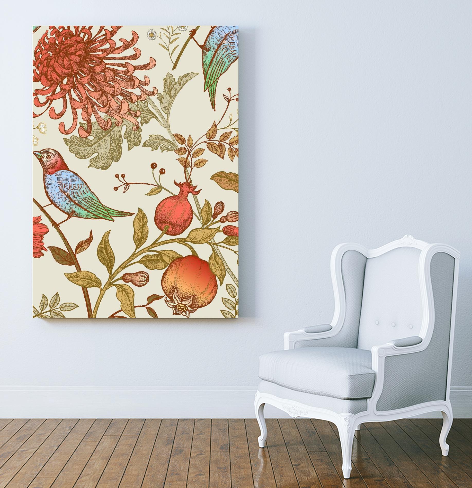 Nordic Victorian II by Incado on GIANT ART - multicolor floral/still life; design/type
