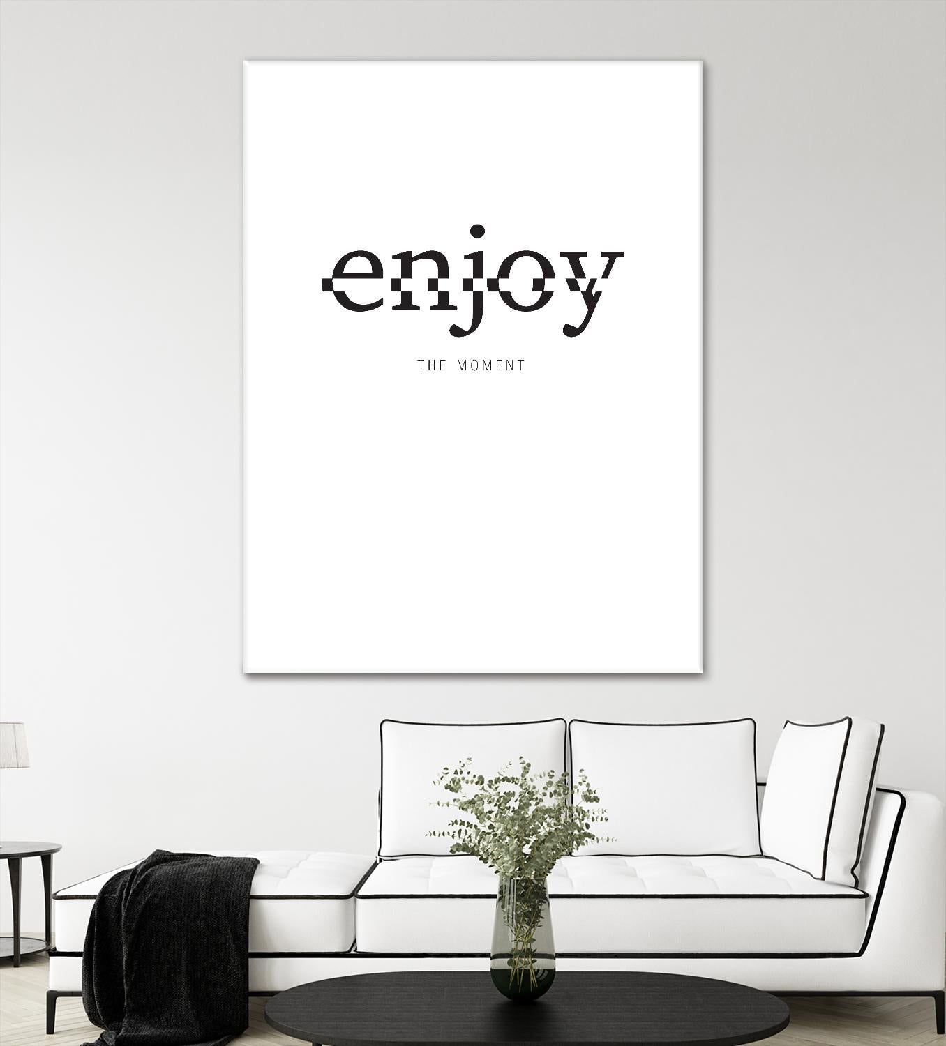 Enjoy by TypeLike on GIANT ART - multicolor design/type; inspirational