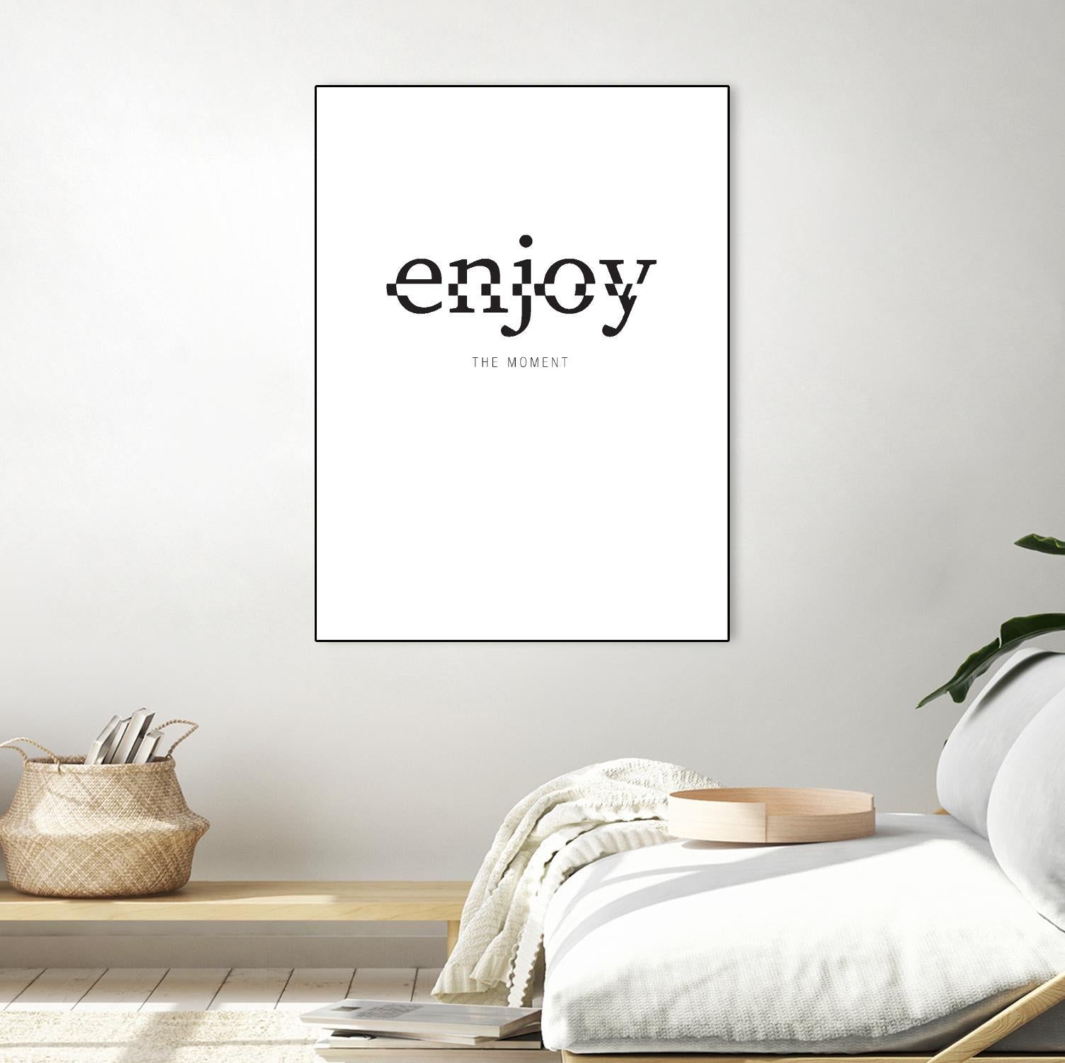 Enjoy by TypeLike on GIANT ART - multicolor design/type; inspirational