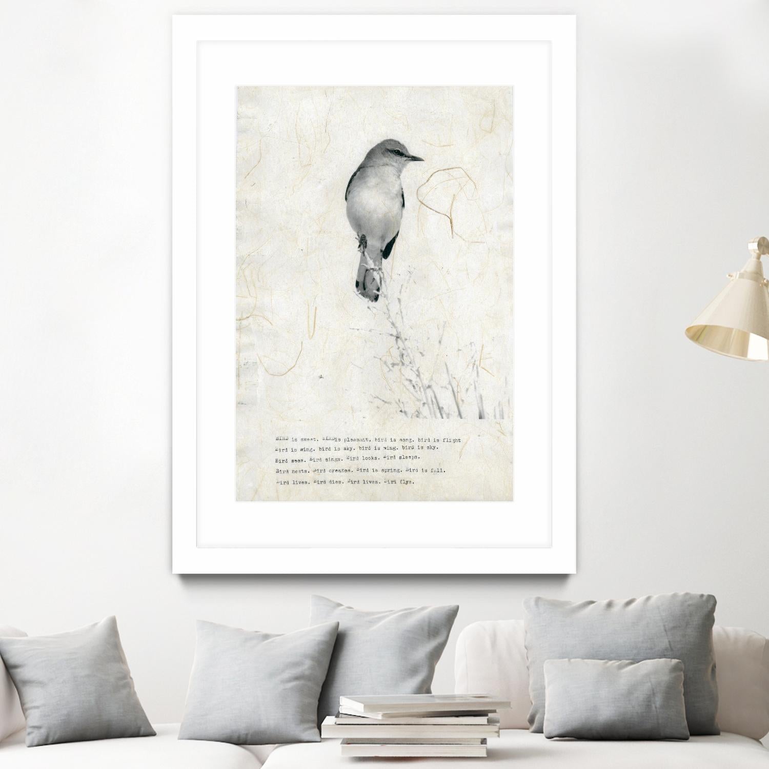 Bird is sweet by TypeLike on GIANT ART - multicolor animals