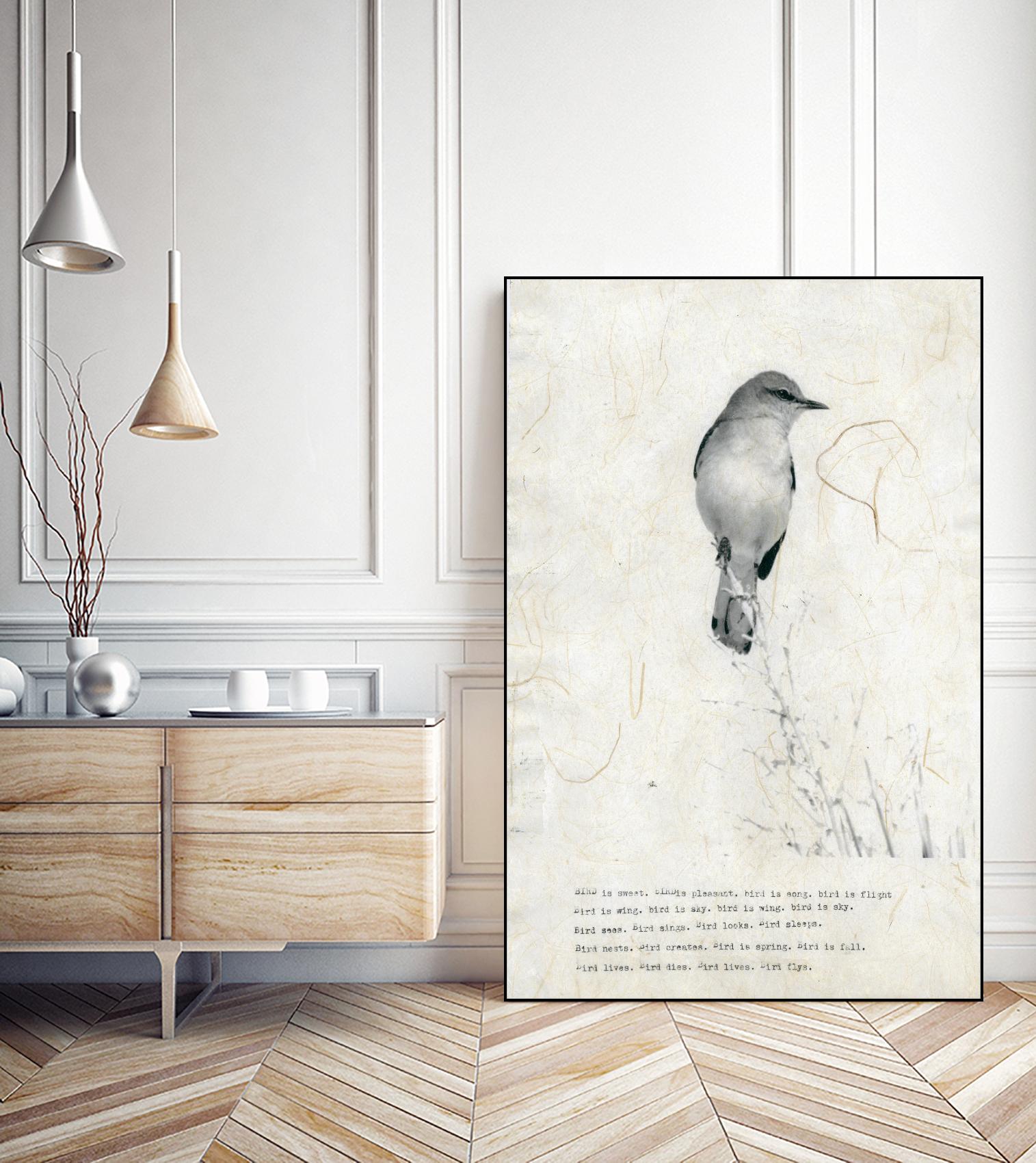 Bird is sweet by TypeLike on GIANT ART - multicolor animals