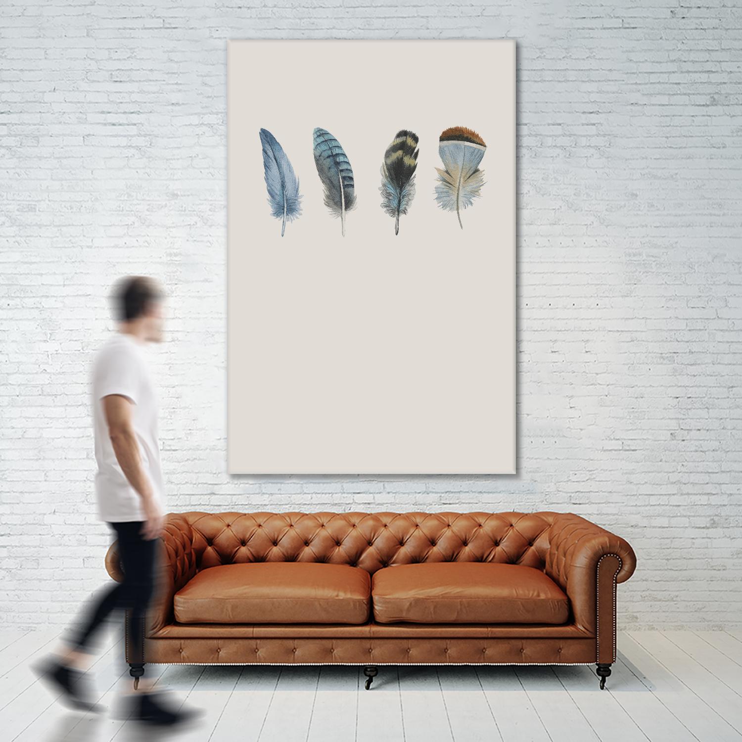 Feather 11 by Incado on GIANT ART - multicolor floral/still life