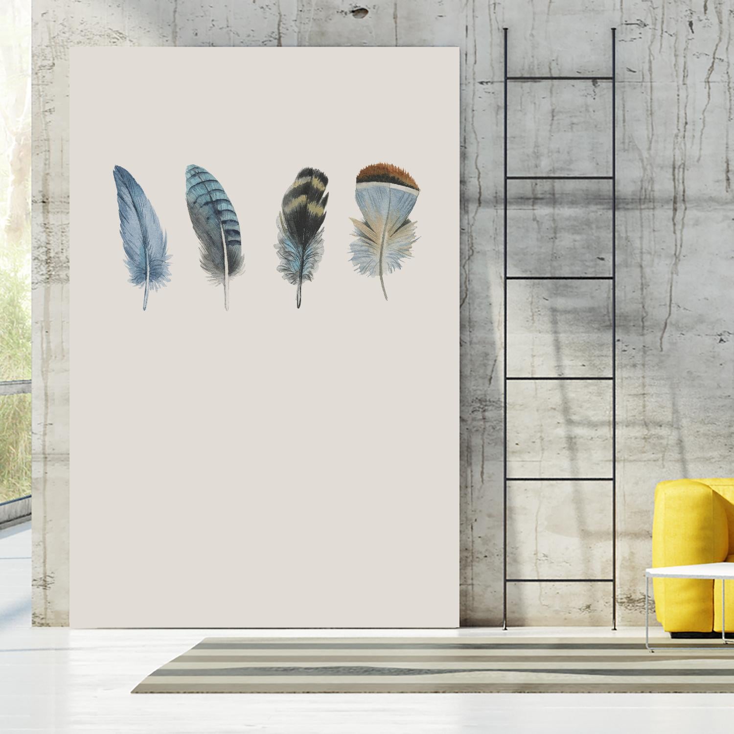 Feather 11 by Incado on GIANT ART - multicolor floral/still life