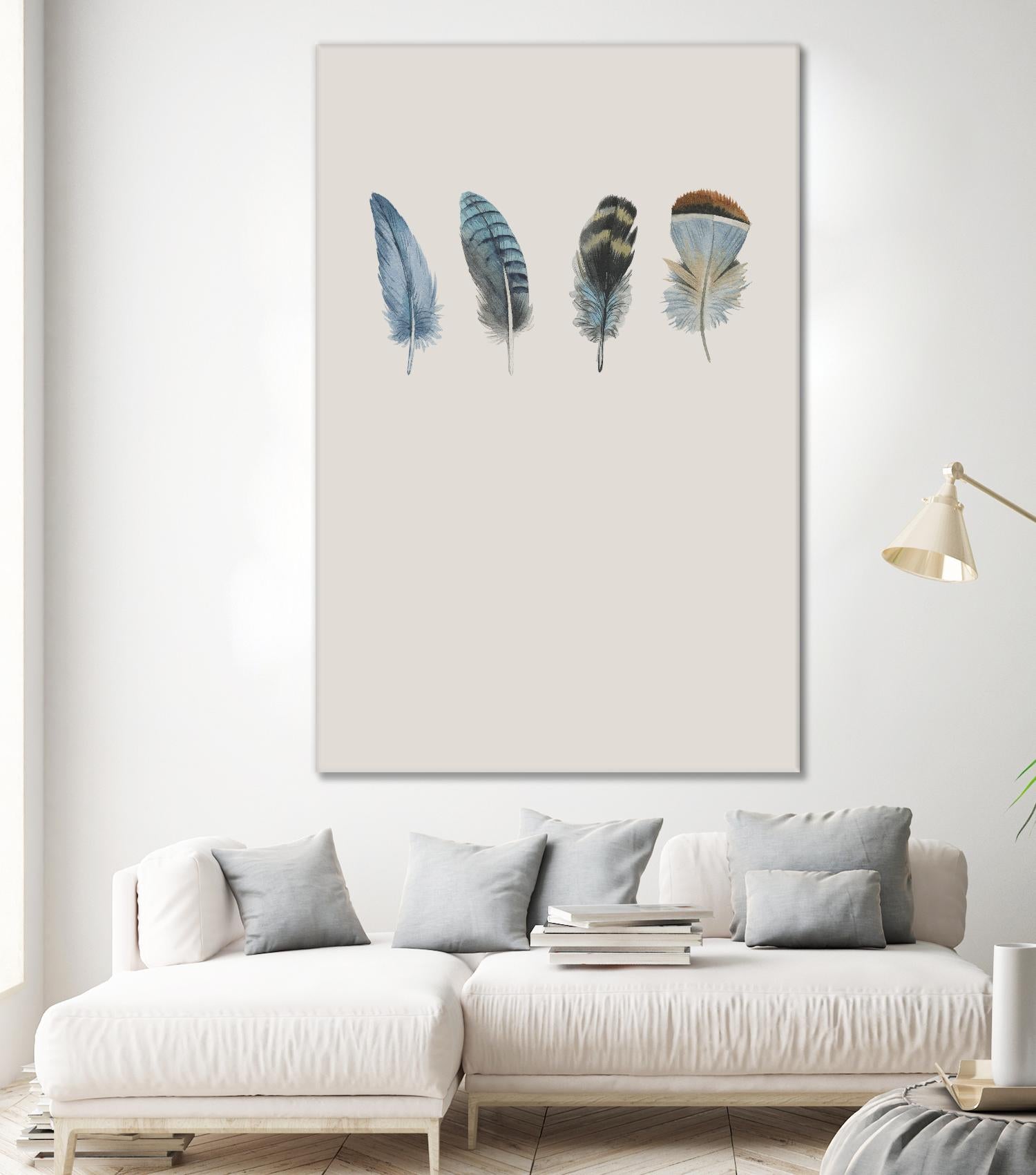 Feather 11 by Incado on GIANT ART - multicolor floral/still life