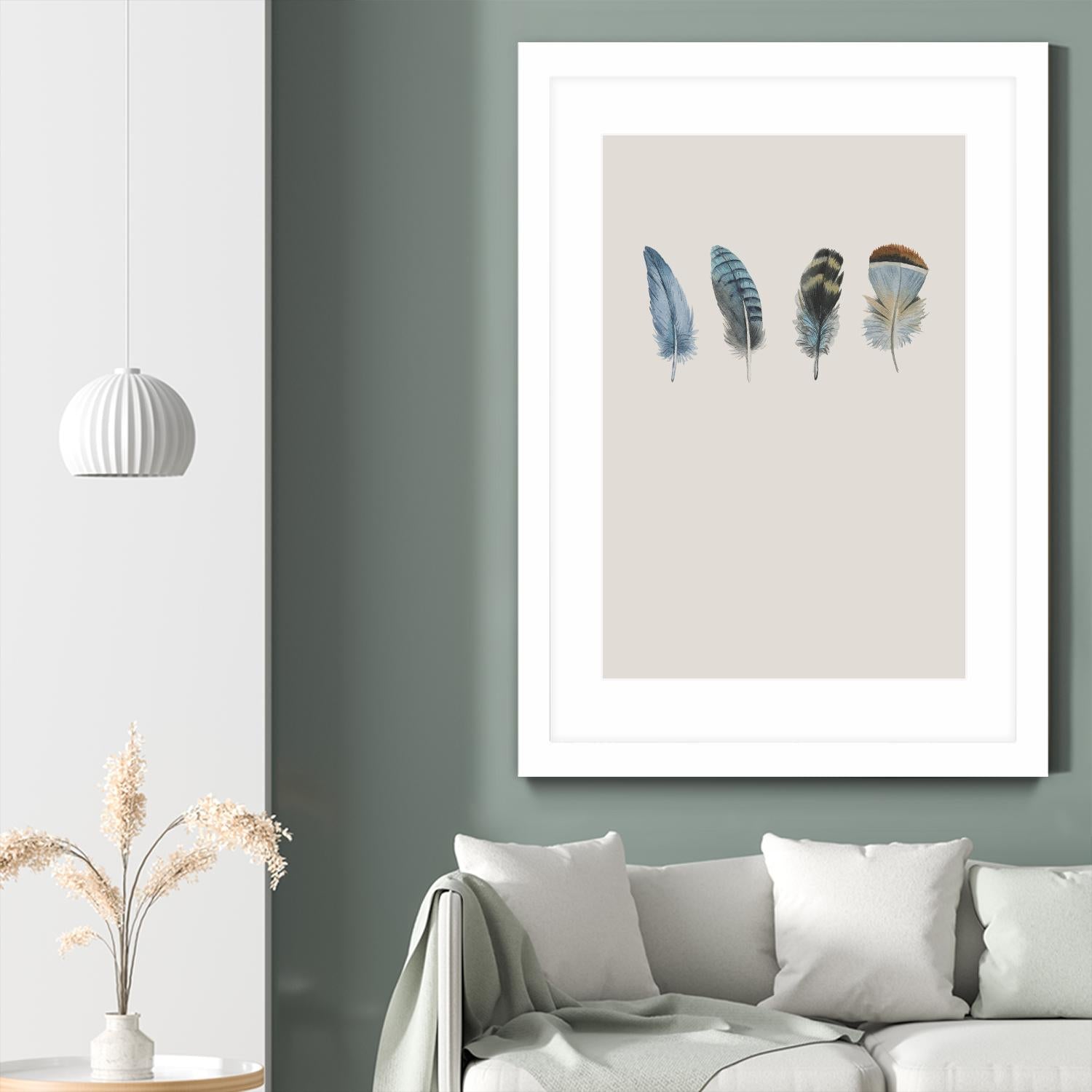 Feather 11 by Incado on GIANT ART - multicolor floral/still life