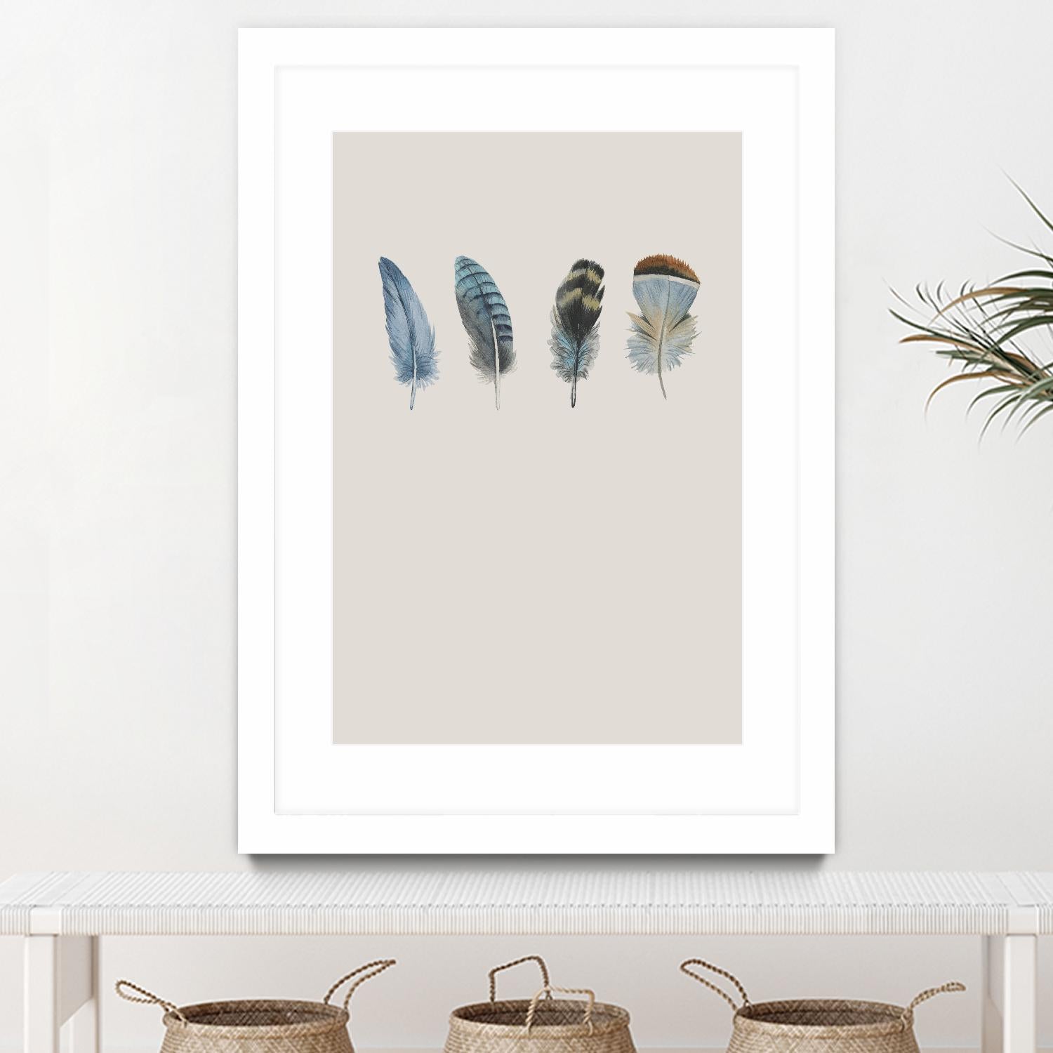 Feather 11 by Incado on GIANT ART - multicolor floral/still life