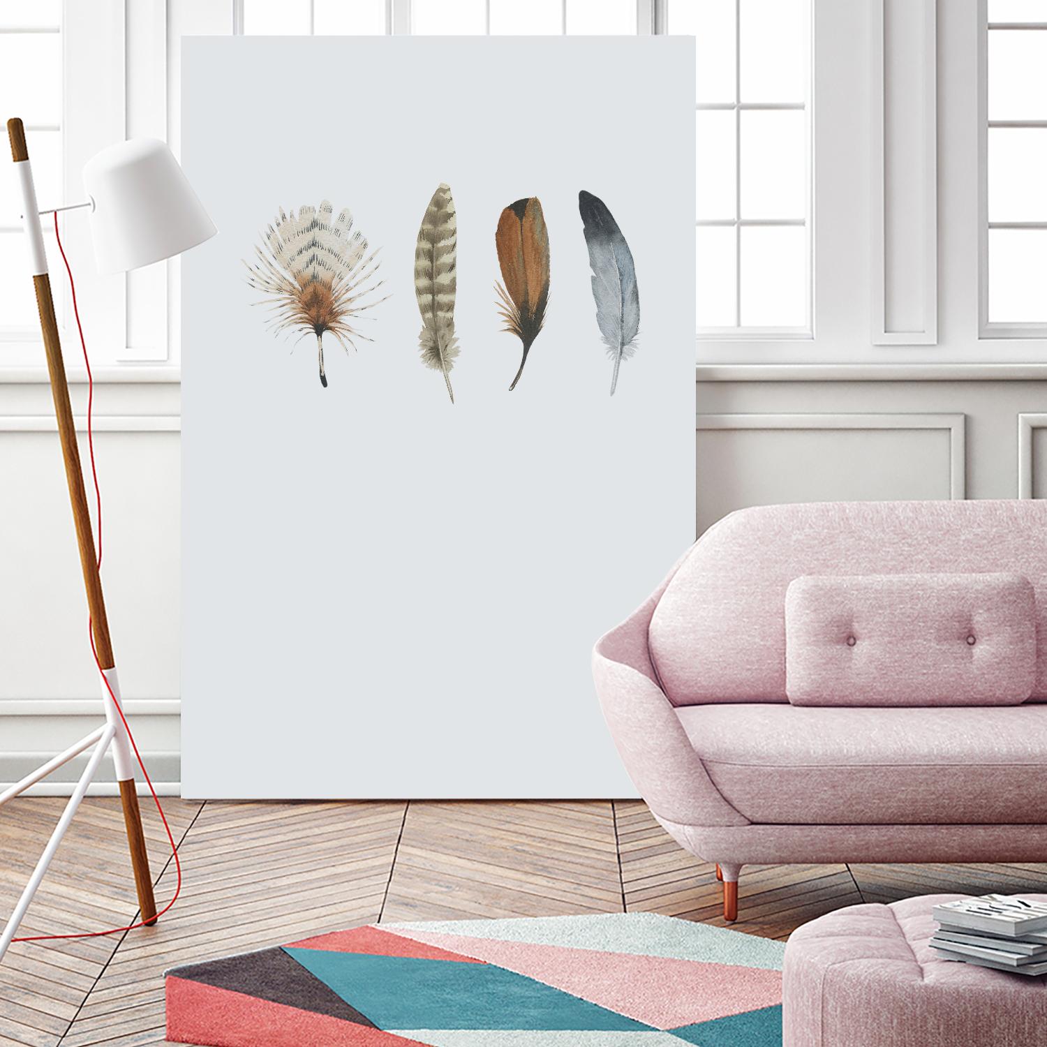 Feather 12 by Incado on GIANT ART - multicolor floral/still life