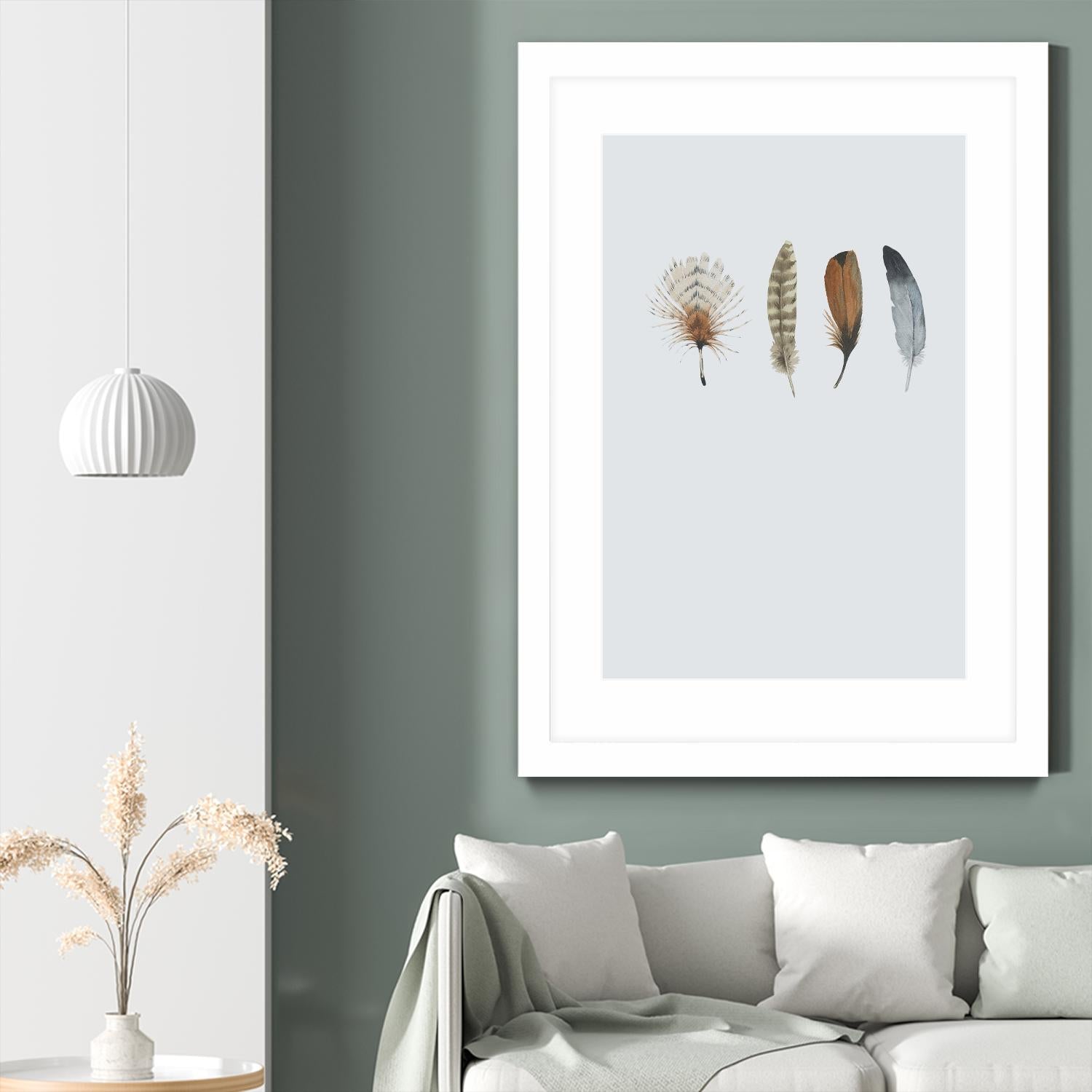 Feather 12 by Incado on GIANT ART - multicolor floral/still life