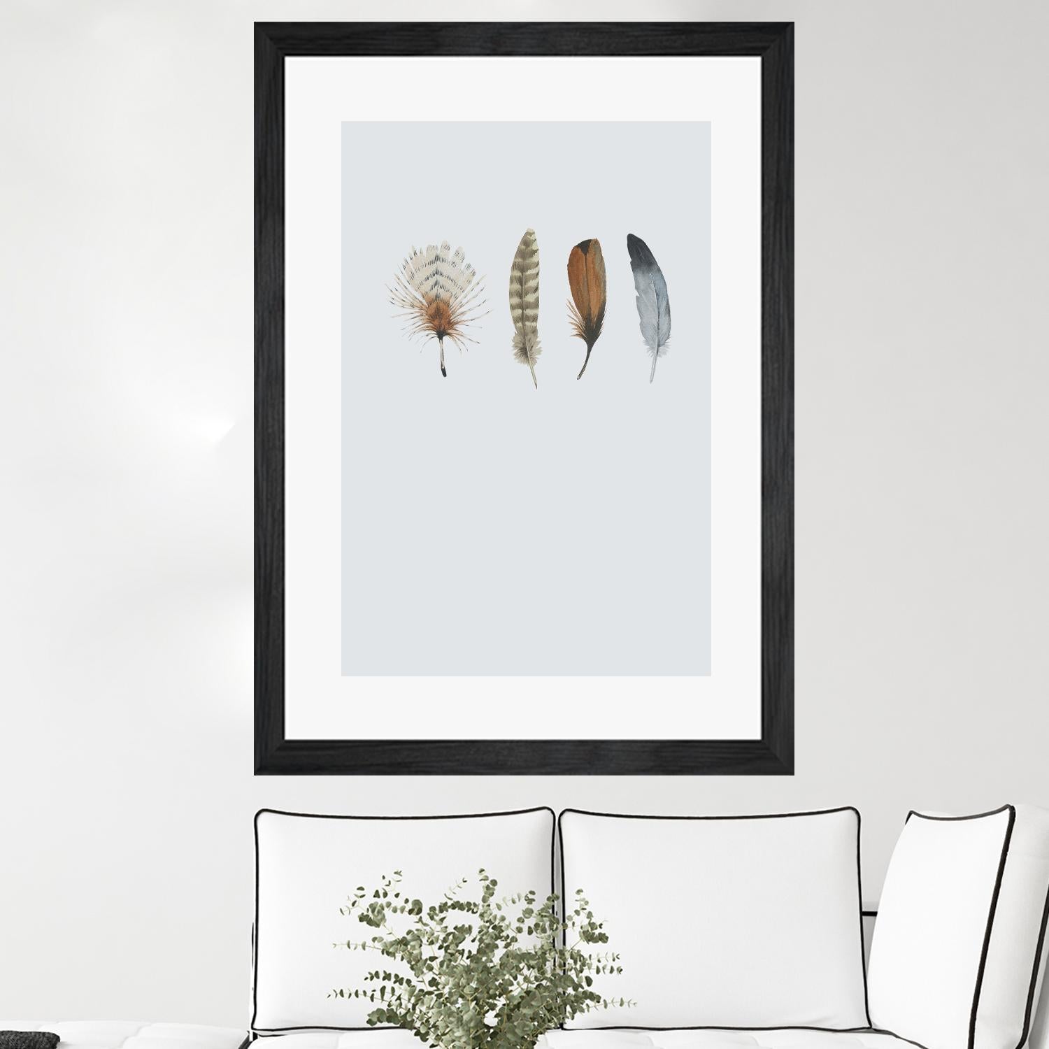 Feather 12 by Incado on GIANT ART - multicolor floral/still life