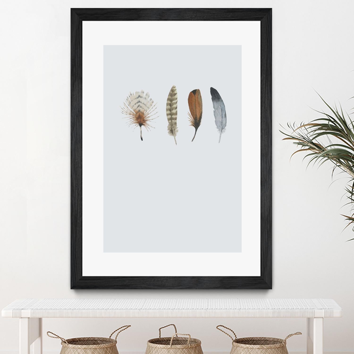 Feather 12 by Incado on GIANT ART - multicolor floral/still life