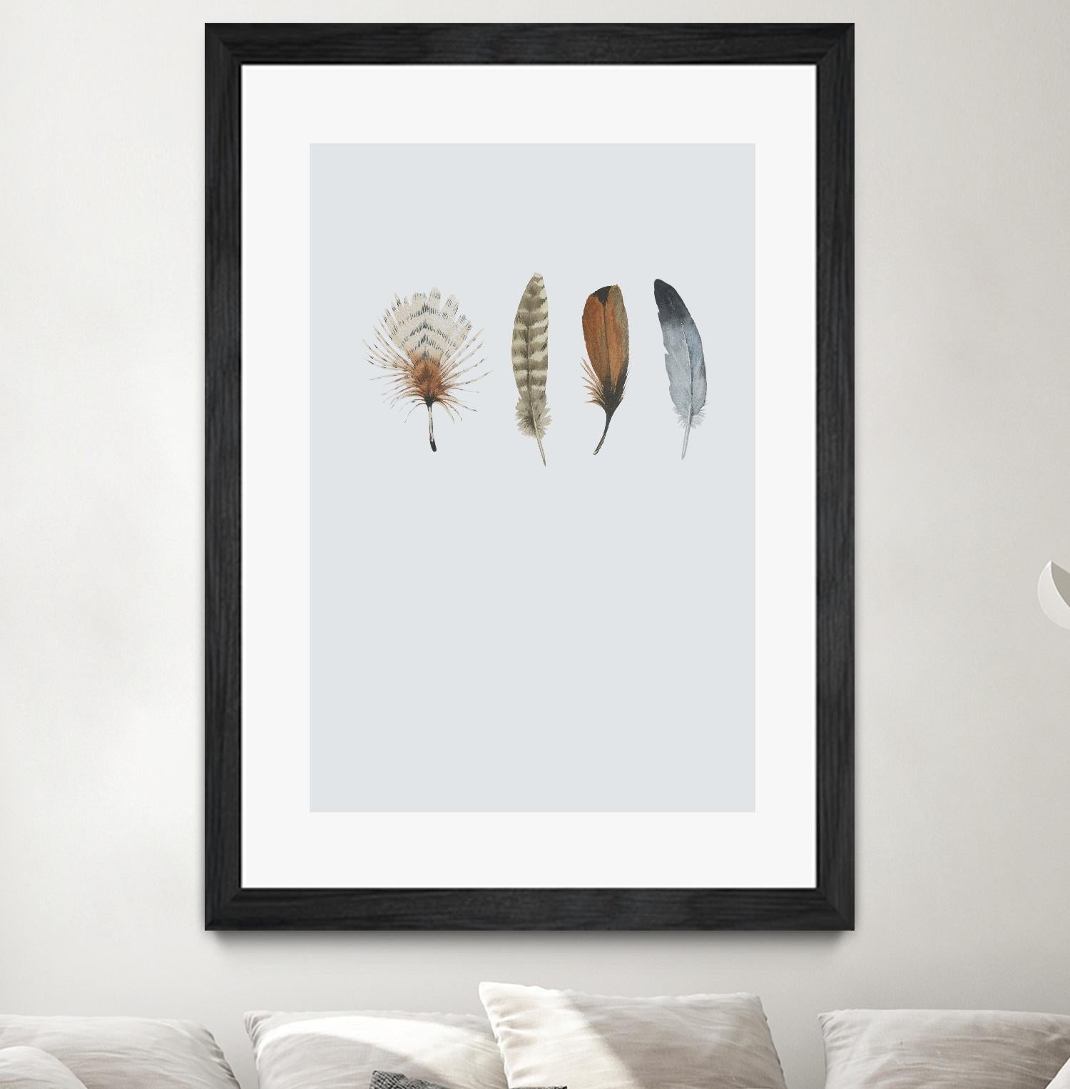 Feather 12 by Incado on GIANT ART - multicolor floral/still life